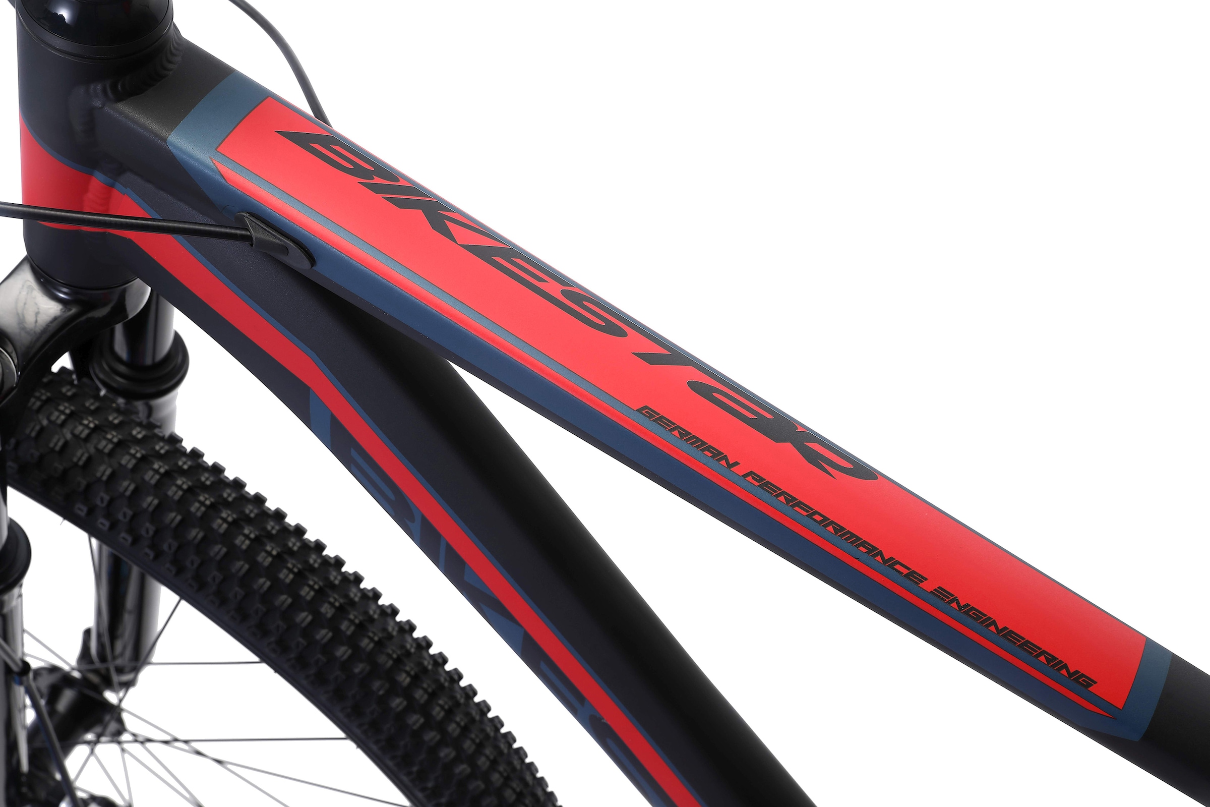 Bikestar Mountainbike, 21 Gang, Shimano, RD-TY300 Schaltwerk, Kettenschaltung, für Damen und Herren, Kettenschaltung