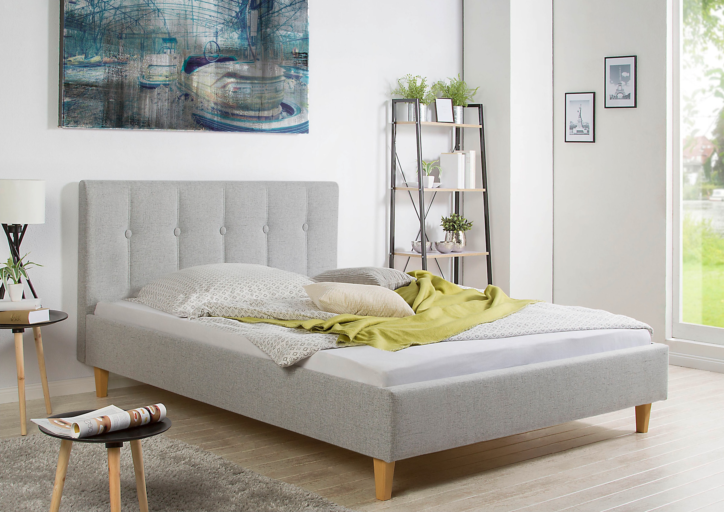 Maintal Polsterbett "Leesburg" Bettseiten zerlegt, ohne Bettkasten günstig online kaufen