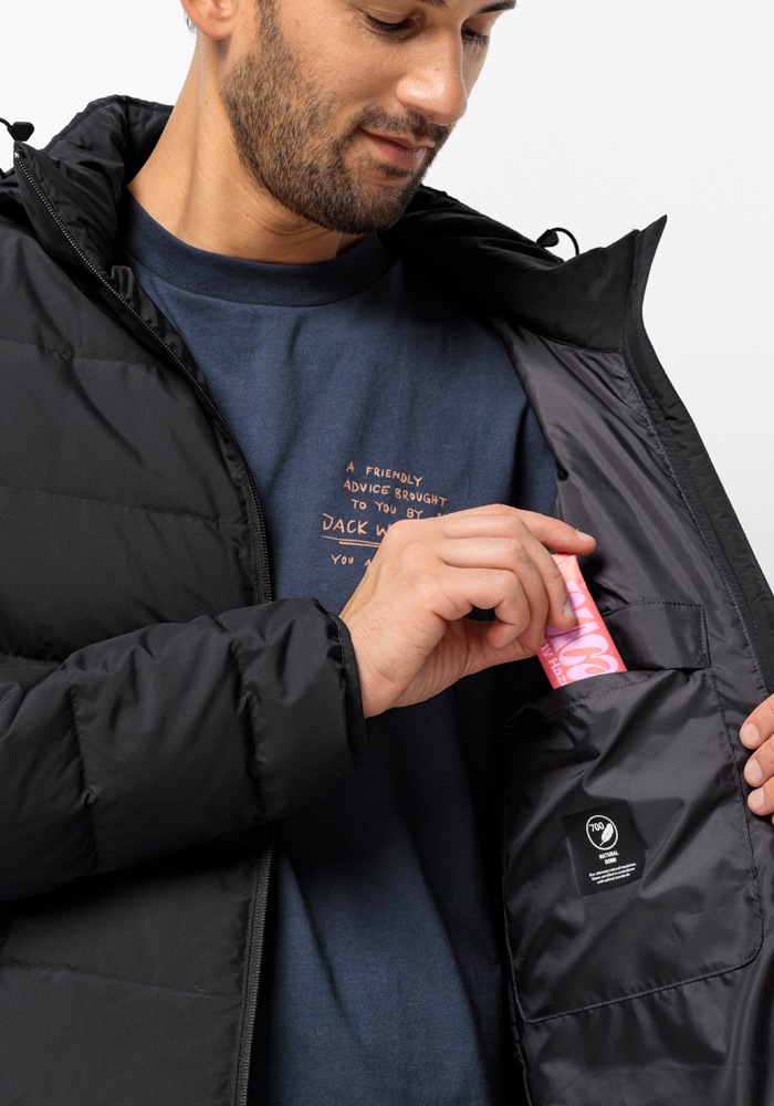 Jack Wolfskin Daunenjacke »COLONIUS JKT M«, mit Kapuze