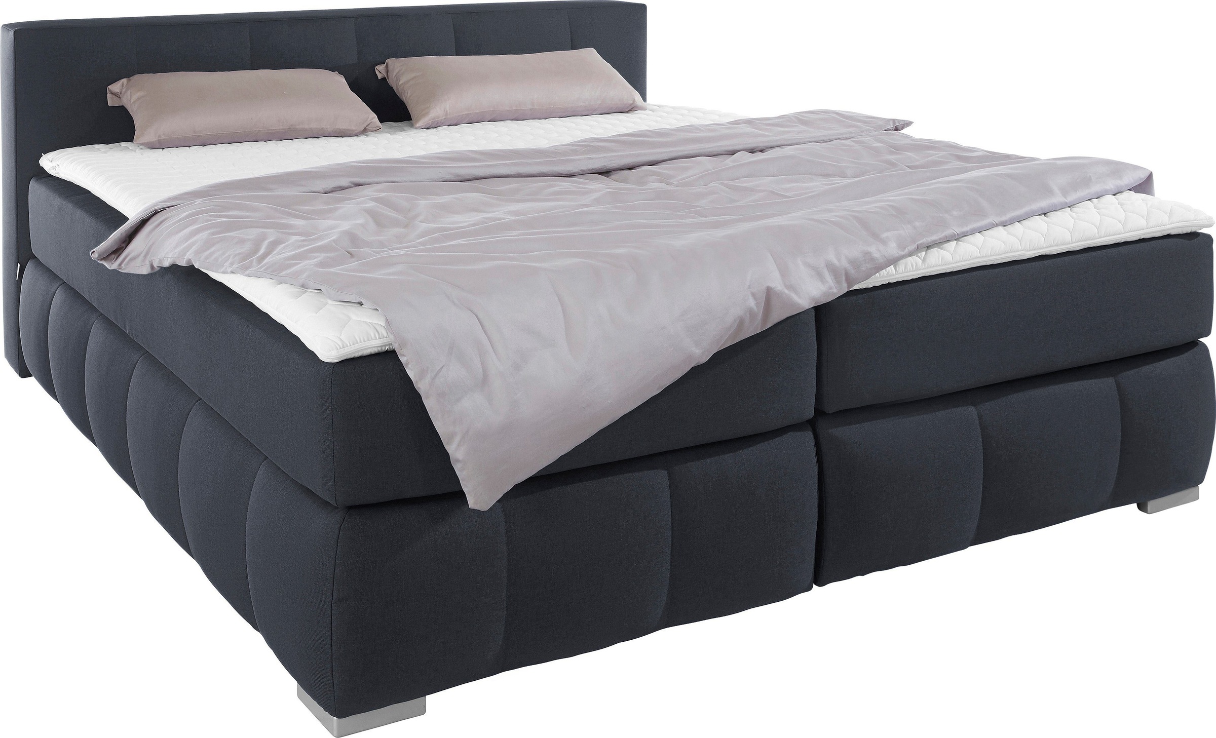 2. Bild von Guido Maria Kretschmer Home&Living Boxspringbett »Chelles«, inkl. Topper, in XXL- Überlänge 220 cm, Unterbox mit feine Wölbung