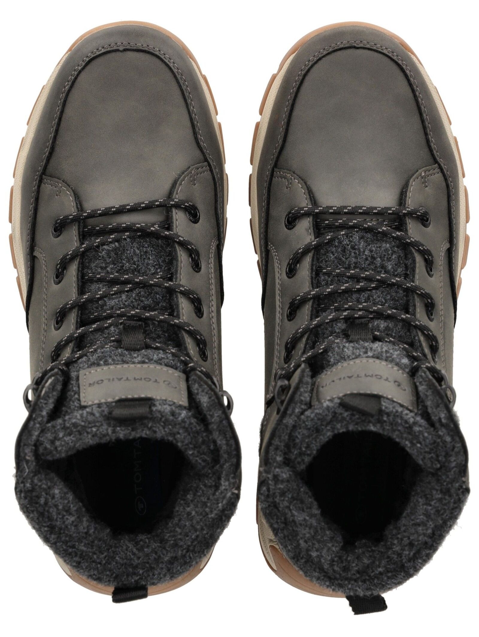 TOM TAILOR Schnürstiefelette »Tom Tailor Stiefelette Lederimitat/Textil«
