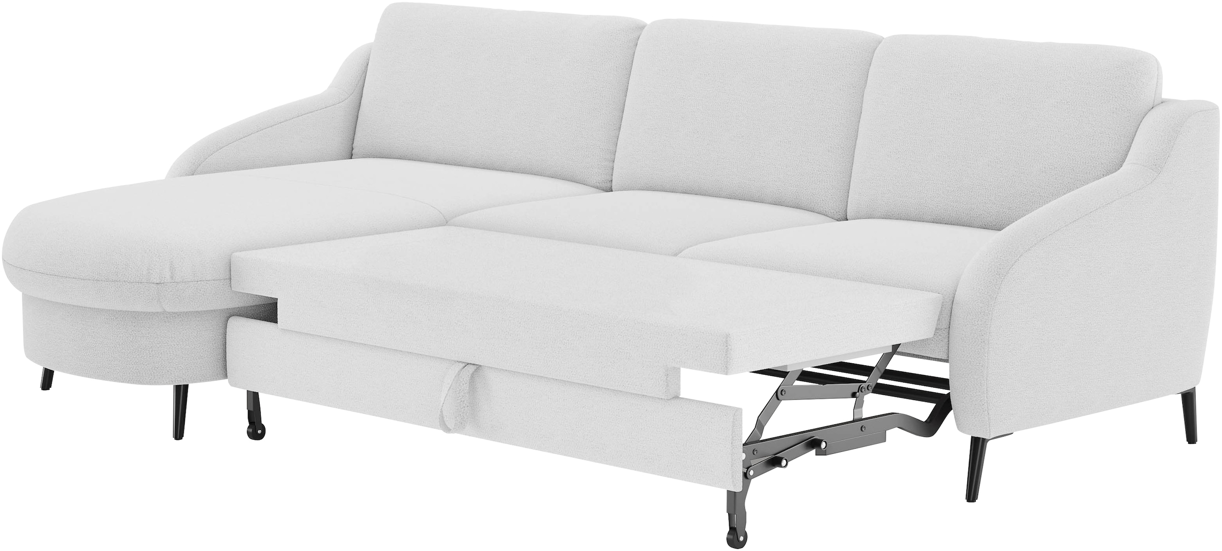 sit&more Ecksofa »Soul L-Form«, wahlweise mit Bettfunktion