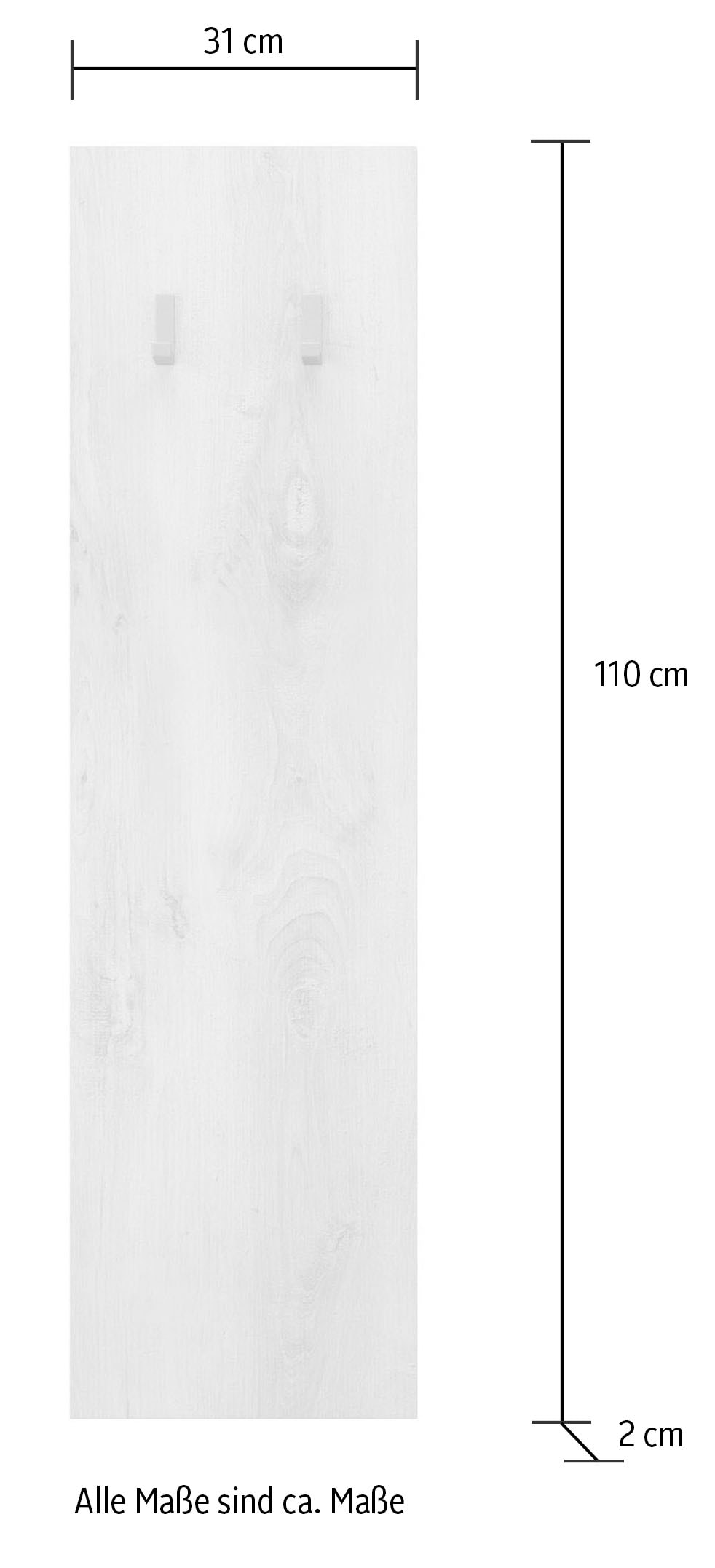 LC Garderobenpaneel »Basic«, Höhe 110 cm Online-Shop im kaufen