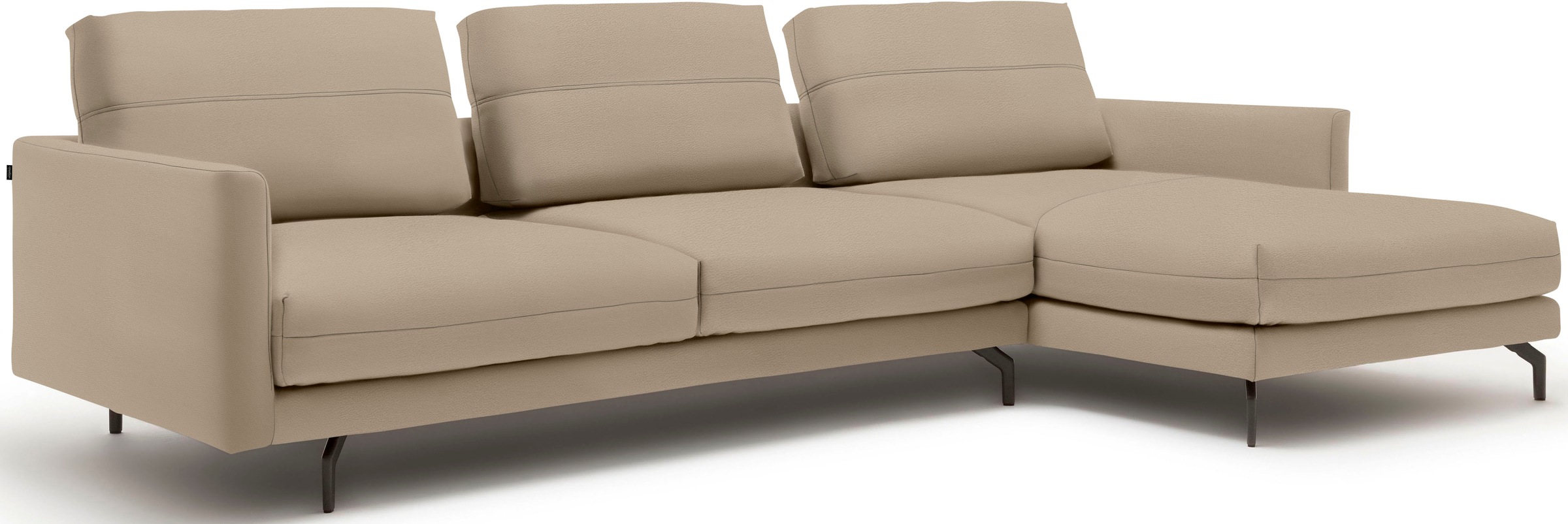 Creation BY ROLF BENZ Ecksofa »CR.414, Designecksofa, Polsterecke, L-Form«, wahlweise aus feinstem Rindsleder oder hochwertigem Chenille