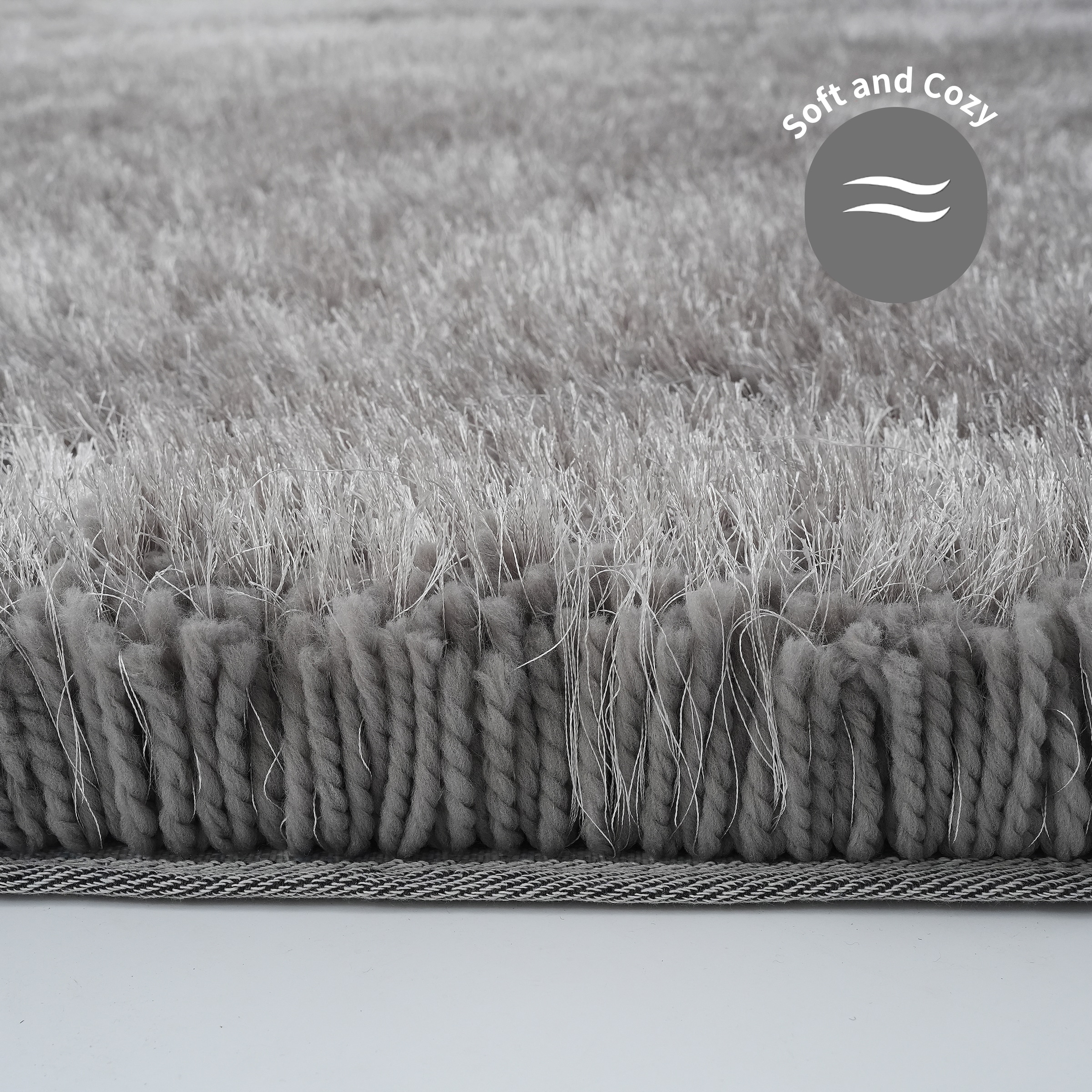 Guido Maria Kretschmer Home&Living Hochflor-Läufer »Micro exclusiv Teppich, sehr hoher Flor, weich durch Mikrofaser«, rechteckig, 78 mm Höhe, weich, Microfaser, unifarben, Schlafzimmer, Wohnzimmer, Esszimmer