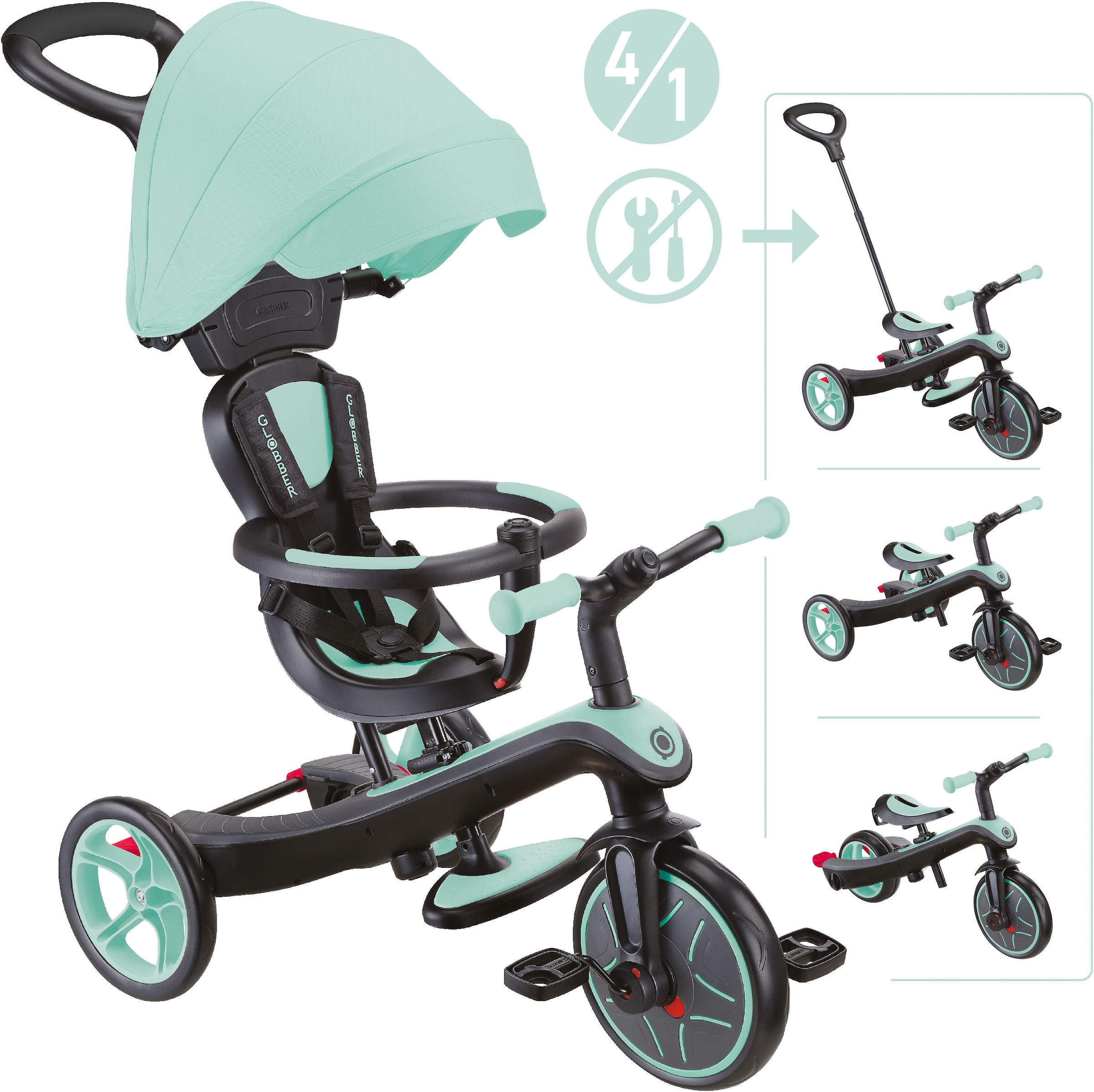 Globber Dreirad »EXPLORER TRIKE 4in1«