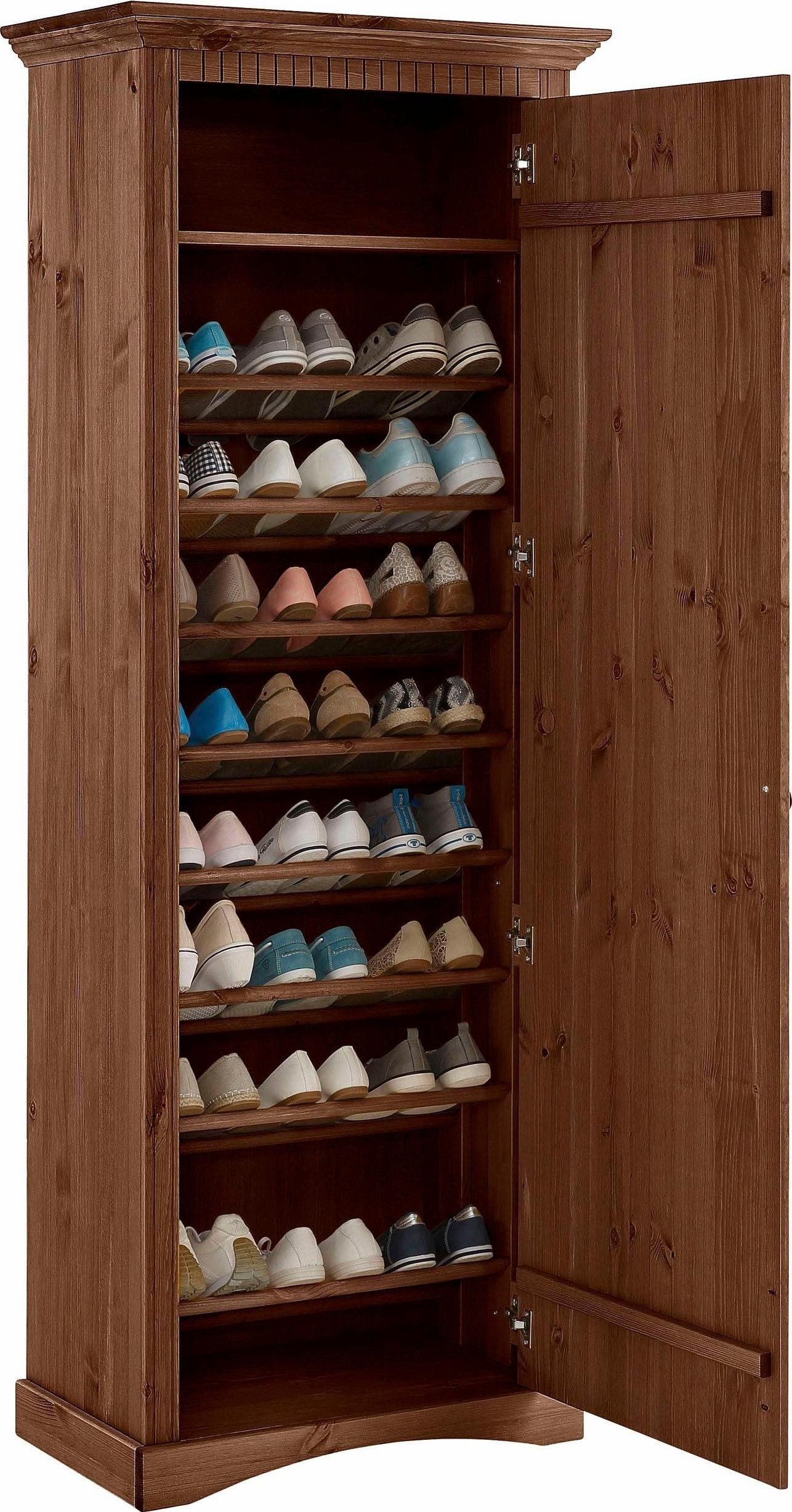 Home affaire Schuhschrank breit %Sale massiver 71 aus cm »Rustic«, im jetzt Kiefer