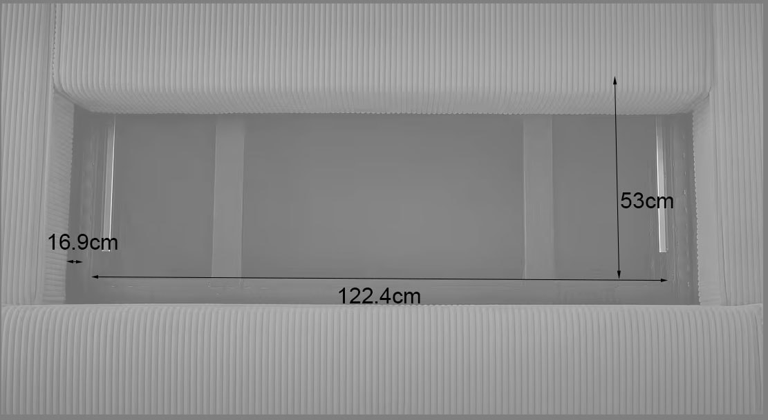 OTTO home Wohnlandschaft »Cassi, 311 cm, U-Form, Schlafsofa, Dauerschläfer, Boxspringfederung«, Schlaffunktion (133/270cm), Bettkasten, Seitentaschen, Cord-Bezug