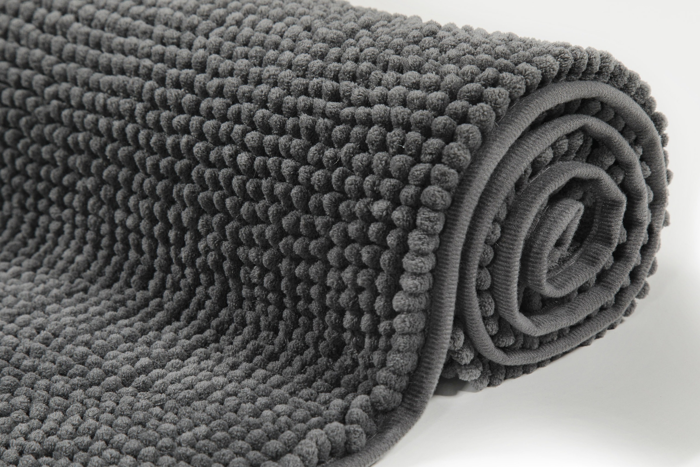 my home Badematte »Kaelan«, rutschhemmend beschichtet, fußbodenheizungsgeeignet, Badvorleger, Badteppich aus weicher Chenille, pastell Farben