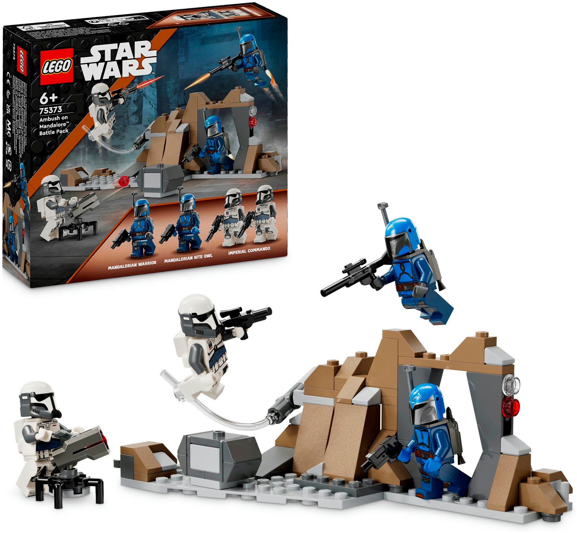 Konstruktionsspielsteine »Hinterhalt auf Mandalore™ Battle Pack (75373), LEGO Star...