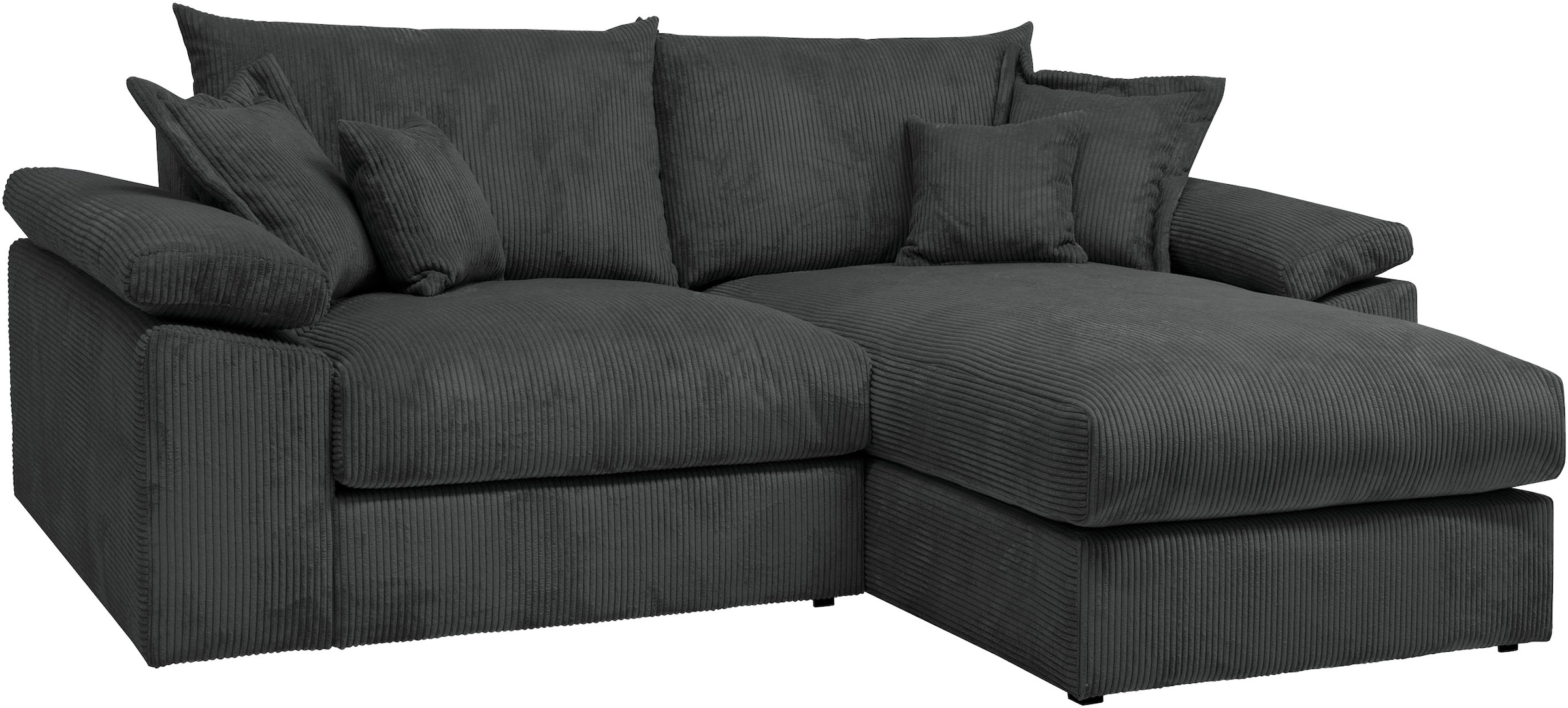 Home affaire Ecksofa »Soft&Cosy XL L-Form, B: 246 cm« günstig online kaufen