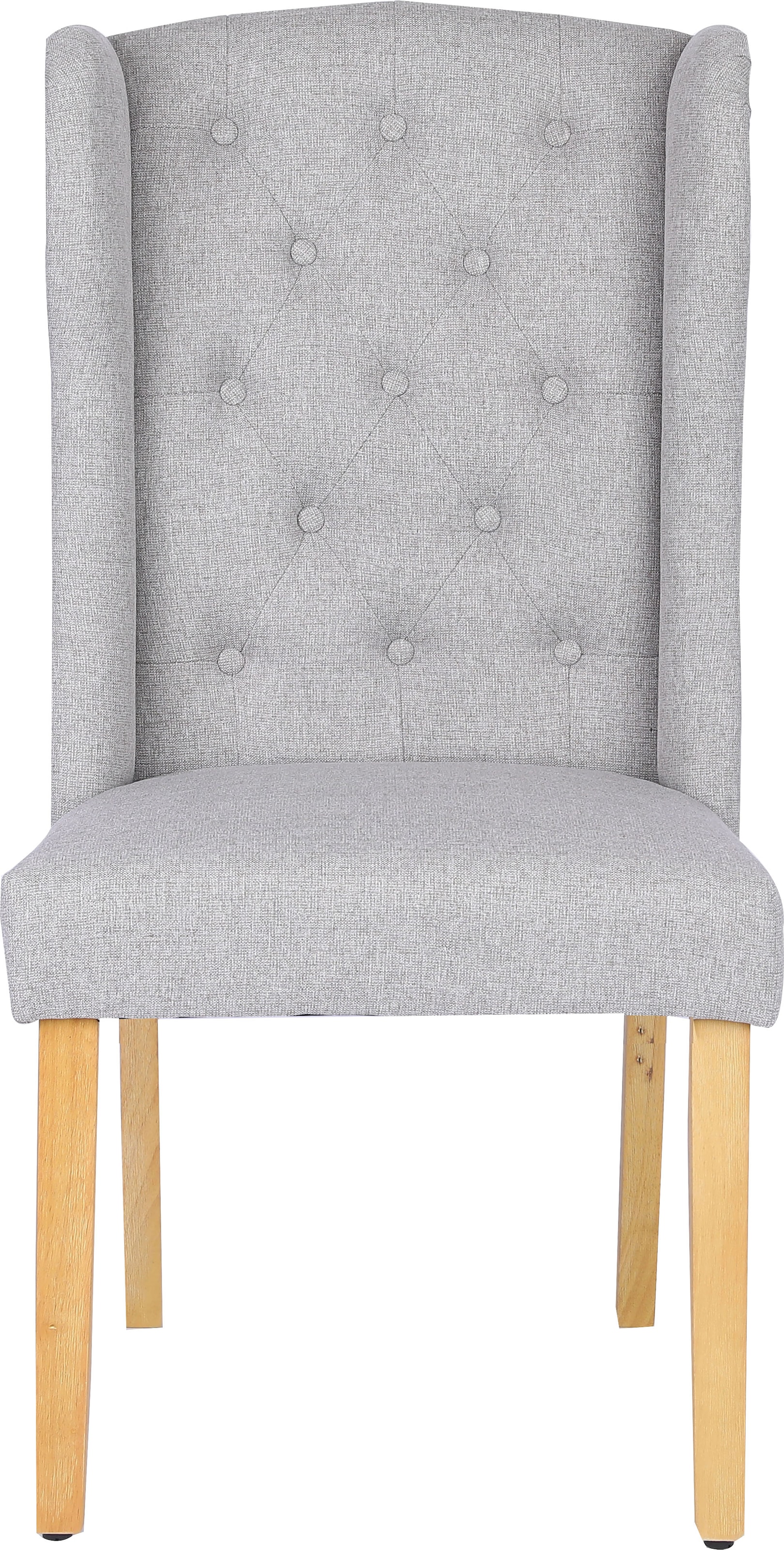 Home affaire Esszimmerstuhl »Liao, 2er-Set«, (Set), pflegeleichter Webstoff Bezug, Knopfheftung, Sitzhöhe ca. 50 cm