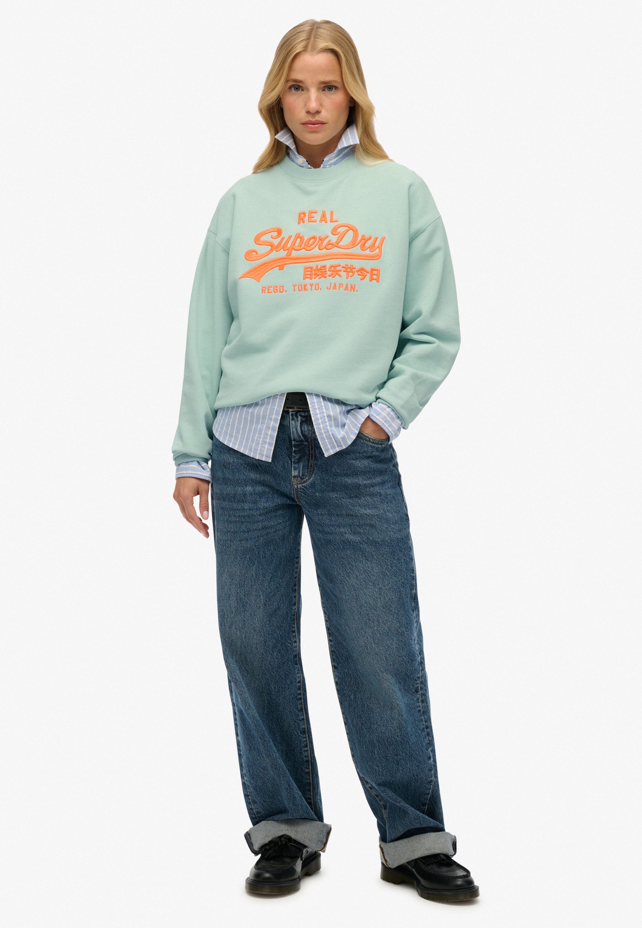 Superdry Sweatshirt »VL NEON LOOSE CREW«