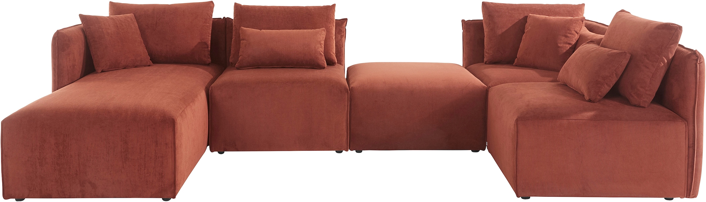 OTTO home Wohnlandschaft »Nöre U-Form« 5 Teile, in vielen Bezugsqualitäten günstig online kaufen