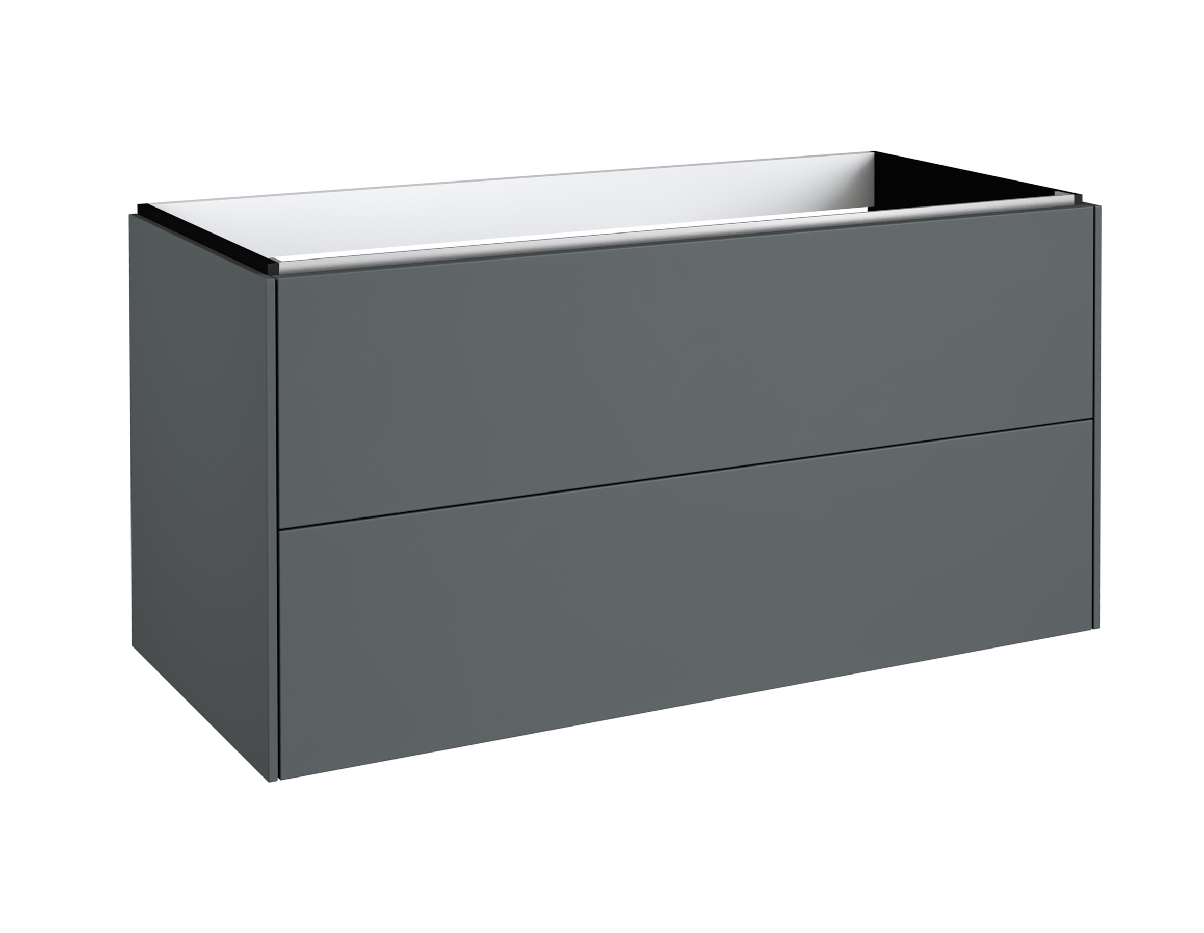 welltime Waschtisch »D-Line«, Badmöbel mit Keramik Waschbecken, Soft-Close-Funktion, Breite 101 cm