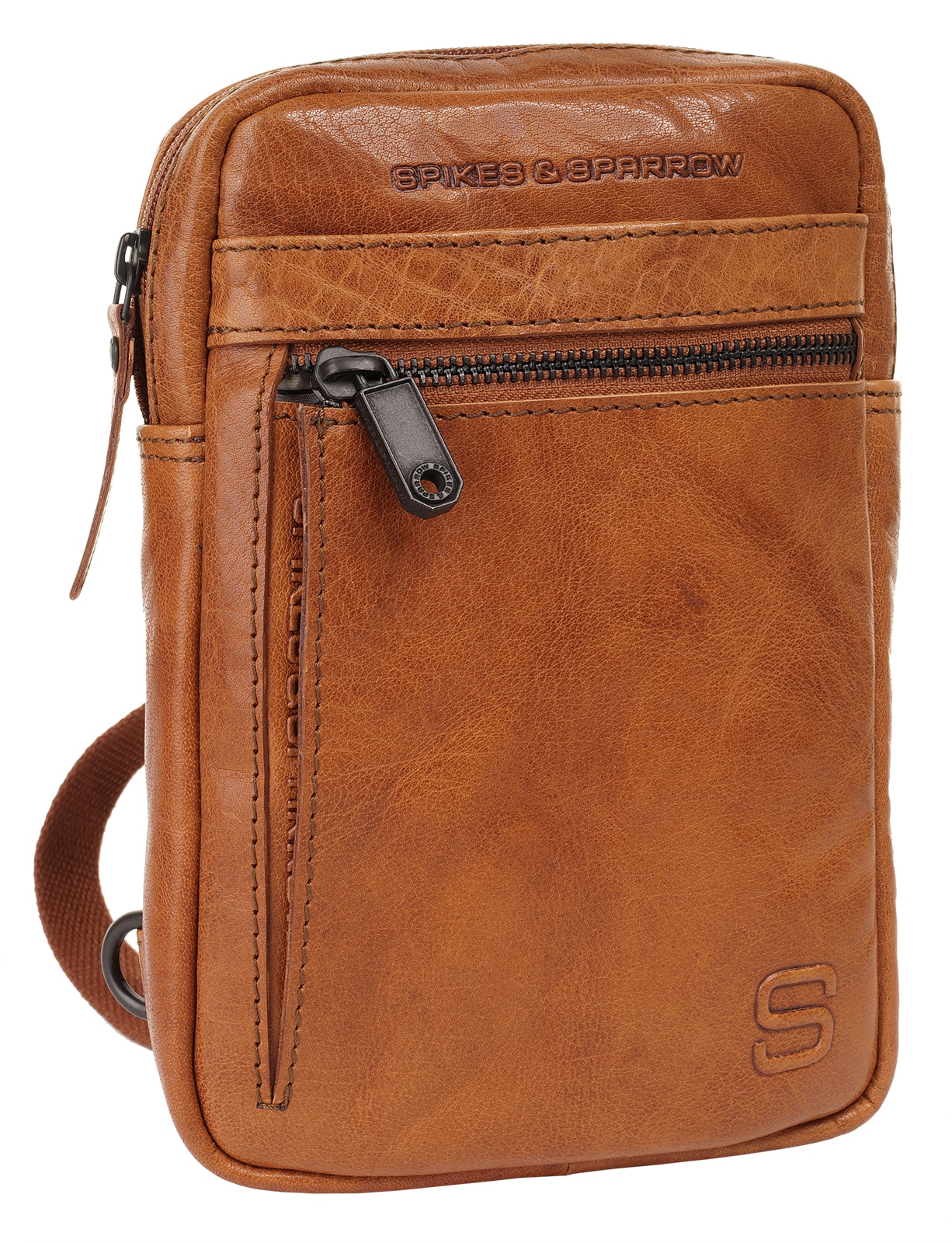 Spikes & Sparrow Umhängetasche echt Leder