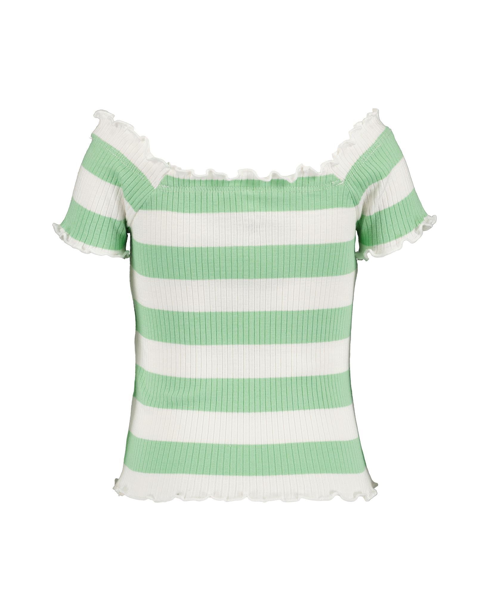 Blue Seven T-Shirt »Blue Seven Mädchen T-Shirts Carmenausschnitt Kurzarm Shirts«, (2 tlg.)
