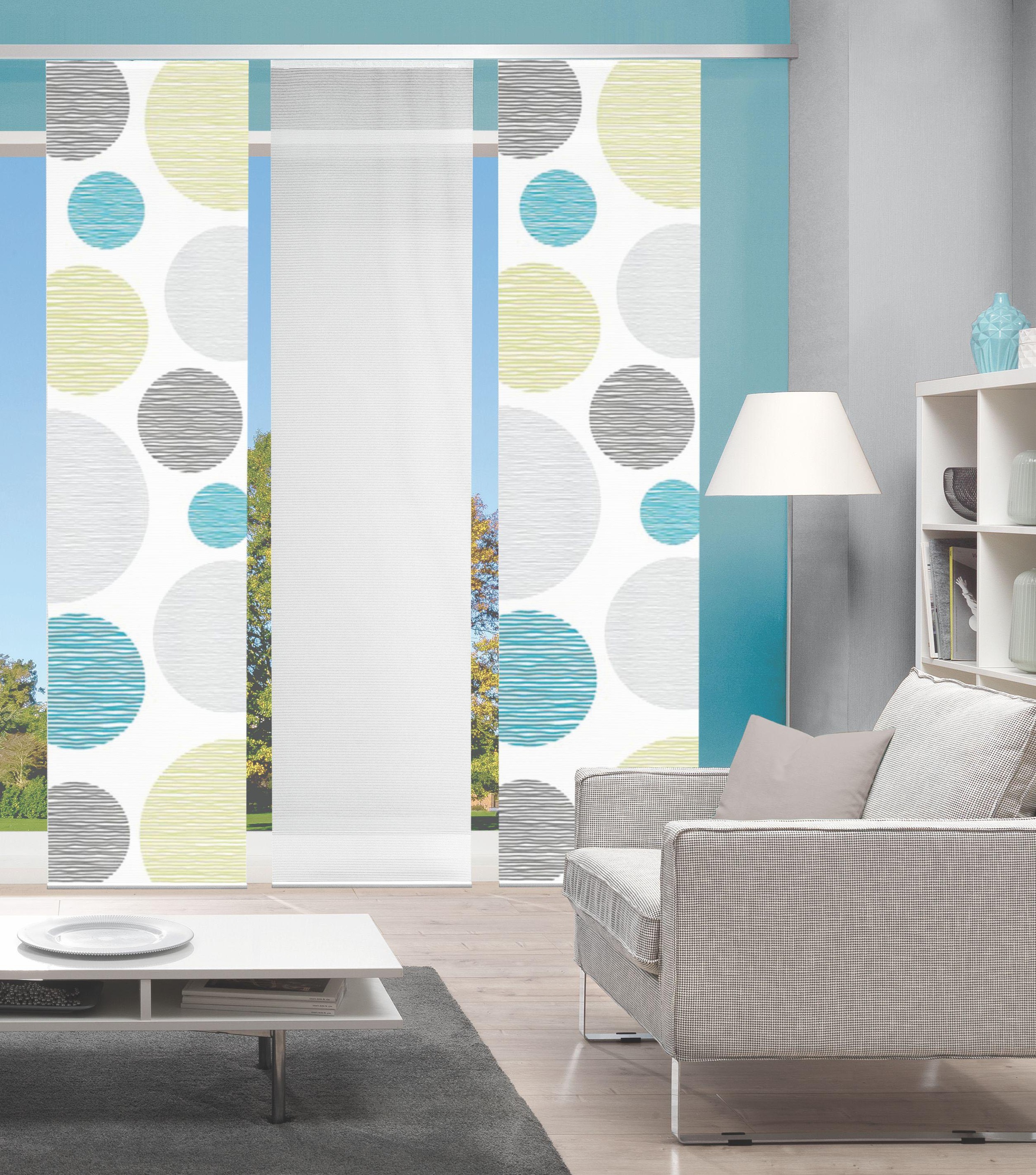 Vision S Schiebegardine »3ER SET BORDEN« Paneelwagen 3 Stk. tlg. HxB: 260x6 günstig online kaufen