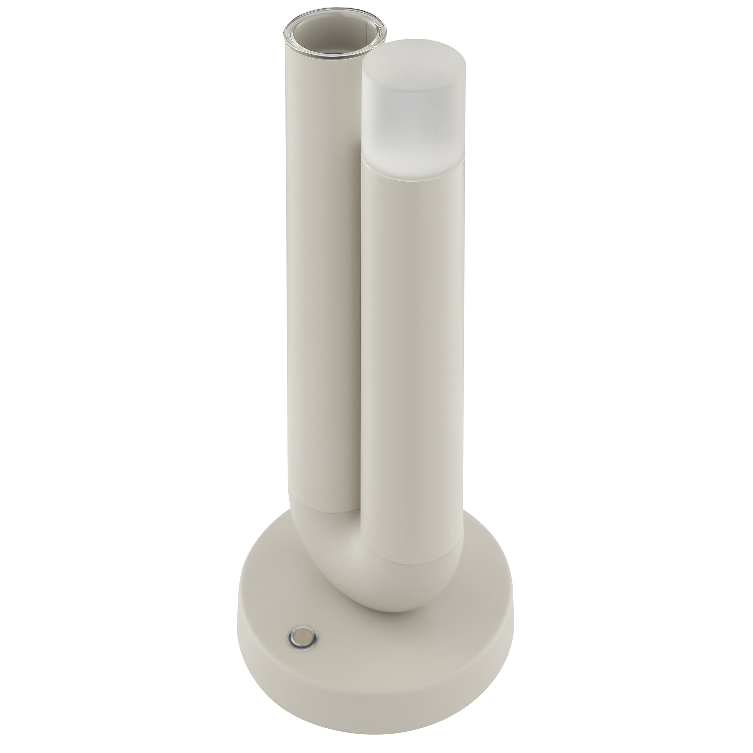 Brilliant LED Tischleuchte »Sayu« LED-Modul 1 Stk. Warmweiß LED Akku-Leuchte mit Vase, 27 cm, 250lm, 2700K, Wireless Charging