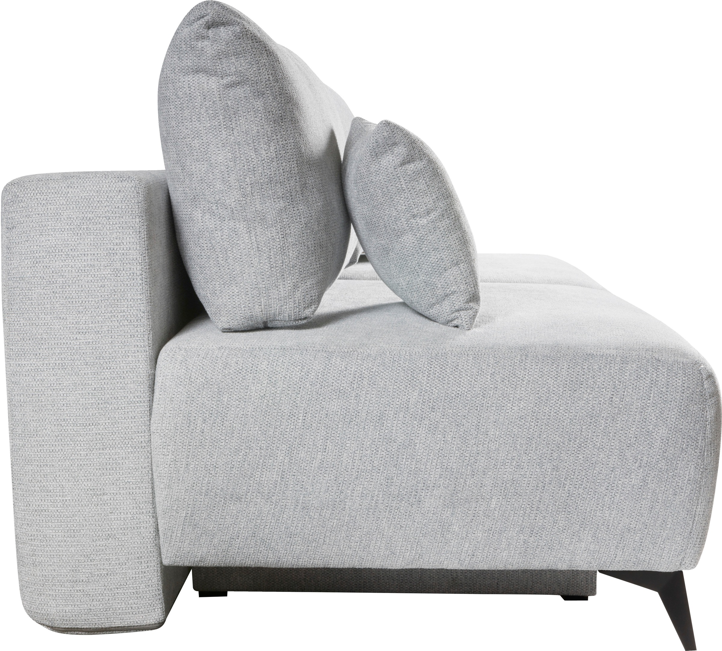 WERK2 Schlafsofa »Valerie mit Komfortsitz- und Liegehöhe, Breite 200cm,«, bequemes 2-Sitzer Schlafcouch mit Bettkasten