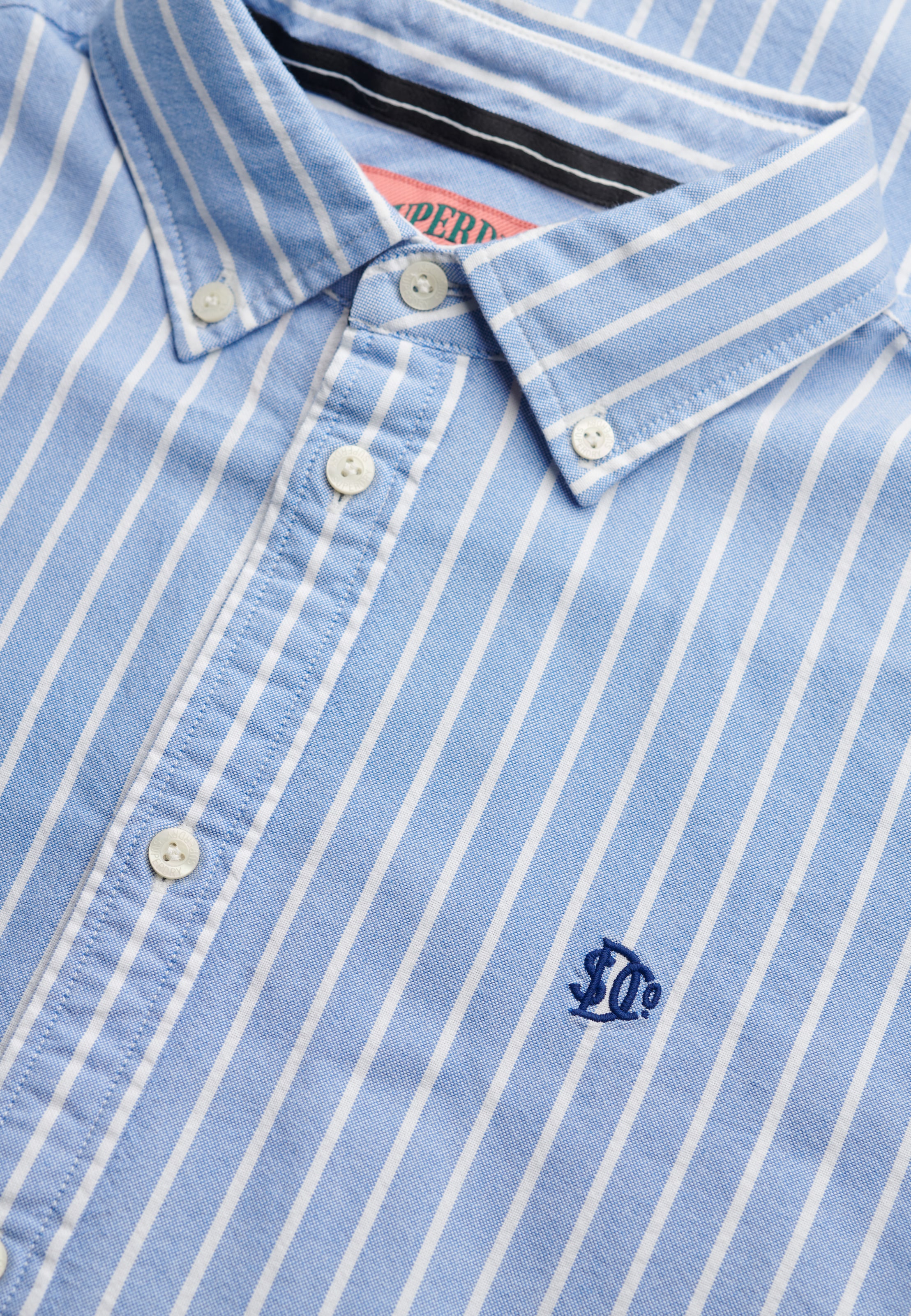 Superdry Hemdbluse »SLIM OXFORD BD L/S SHIRT« Baumwolle, slim fit