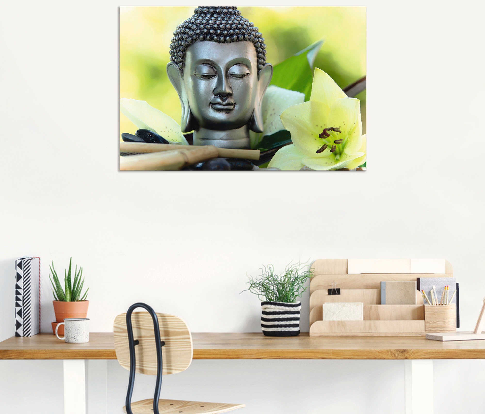 Artland Wandbild »Entspannung und Ruhe mit Buddha« Buddhismus 1 Stk. tlg. a günstig online kaufen