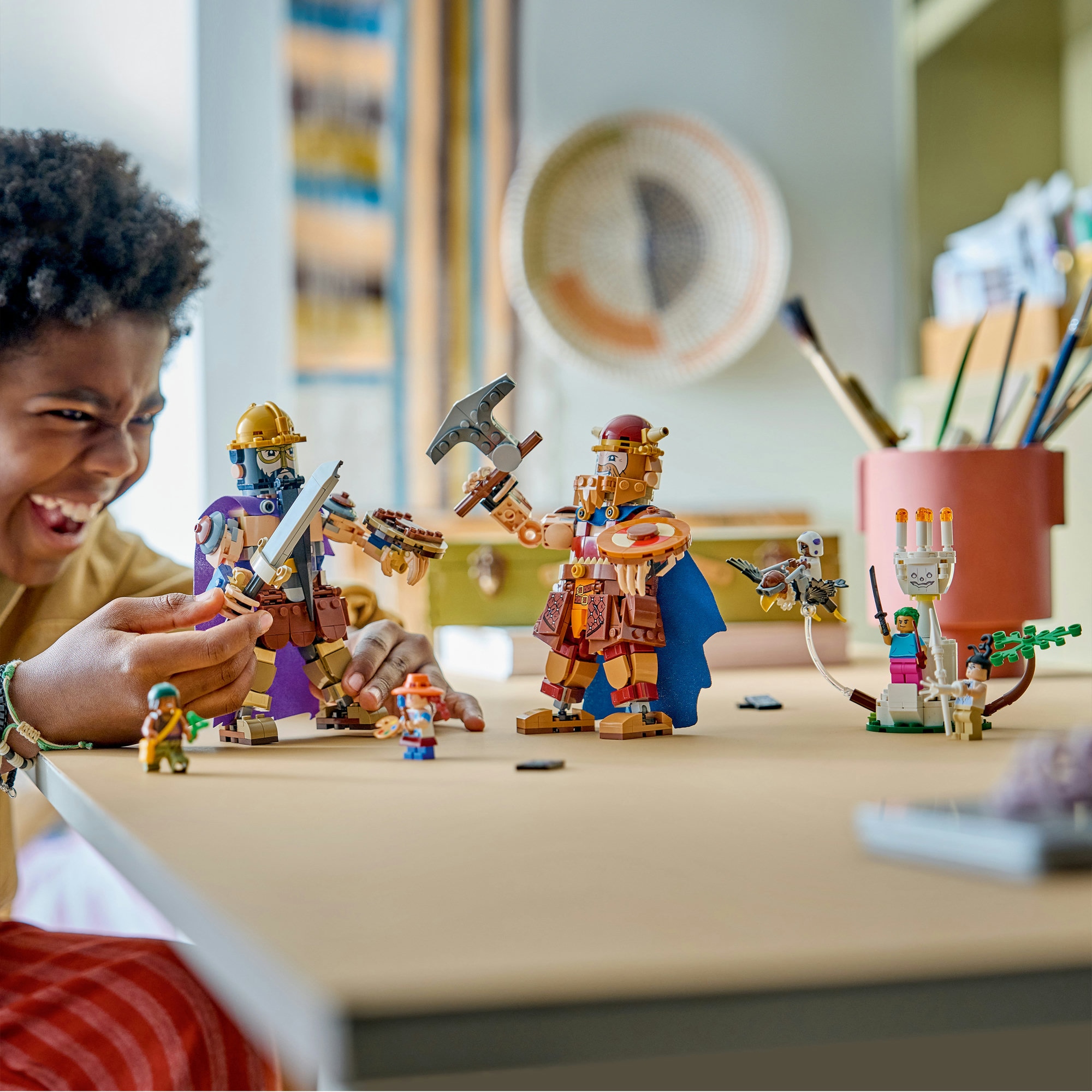 LEGO® Konstruktionsspielsteine »Woogey vs. Boogey – Riesen aus Little Garden (75644), LEGO ONE PIECE« Made in Europe
