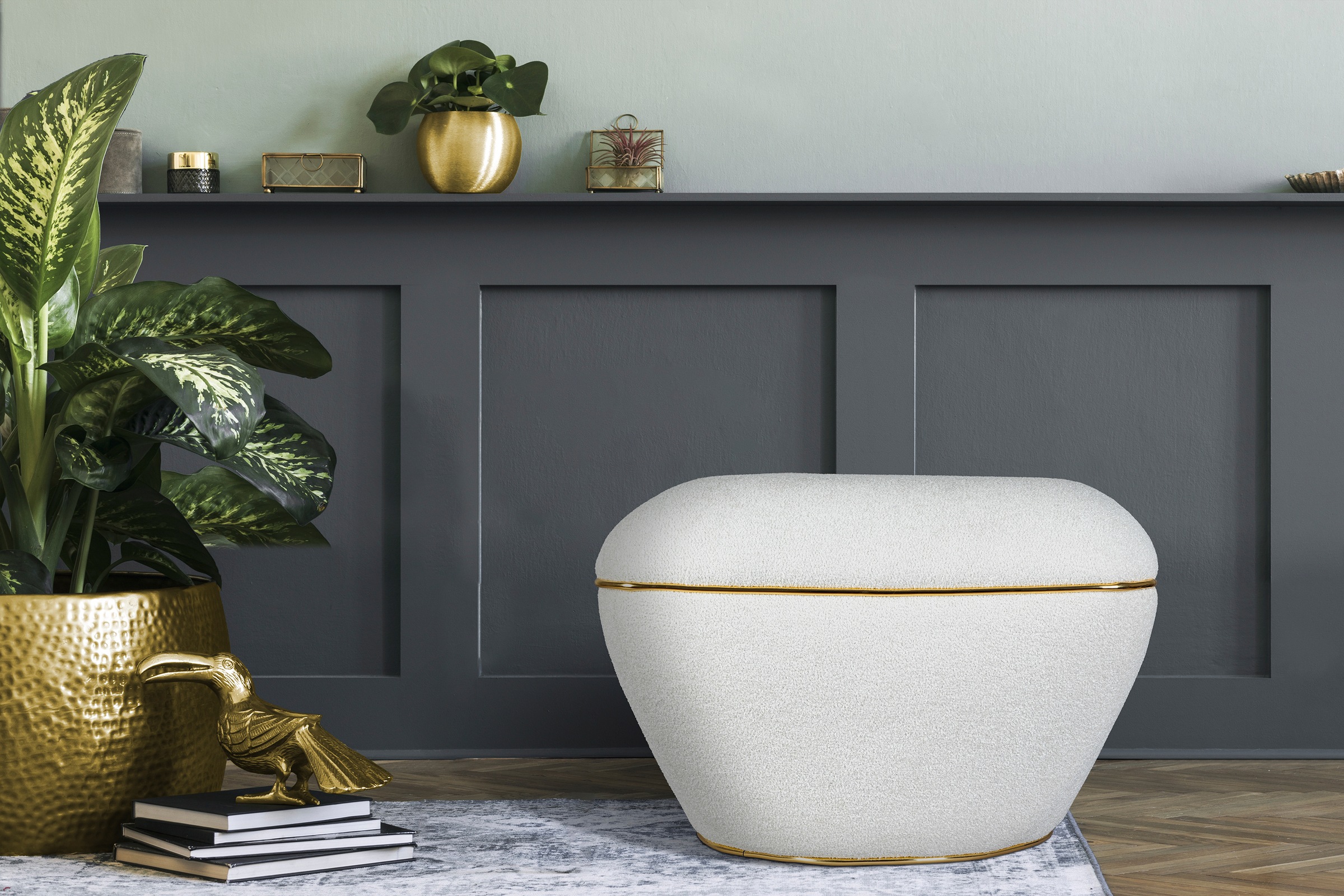 Kayoom Sitzhocker »Hocker Contessa 125, vielseitig einsetzbarer Allrounder, günstig online kaufen