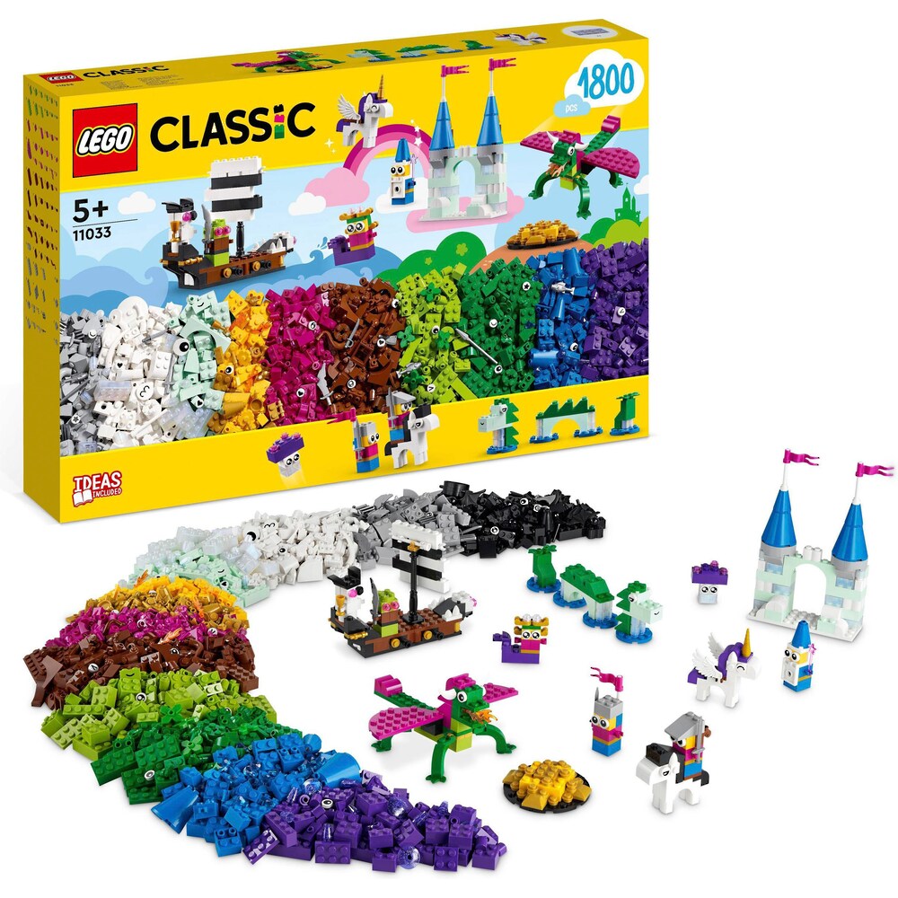 Konstruktionsspielsteine »Fantasie-Universum Kreativ-Bauset (11033), LEGO® Classic«,...