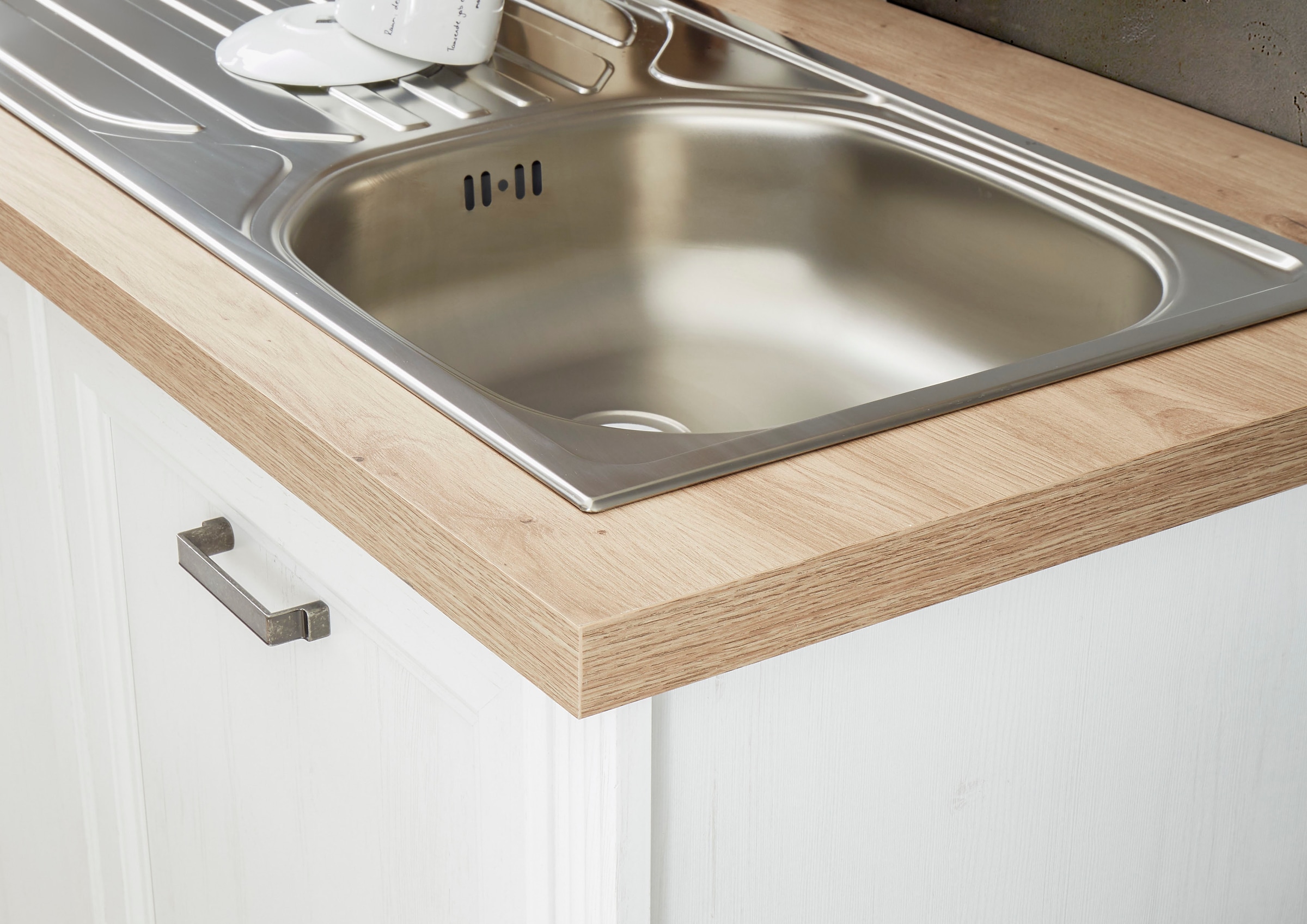 KOCHSTATION Küche »Jasmin« 340 cm breit, wahlweise mit oder ohne E-Geräte