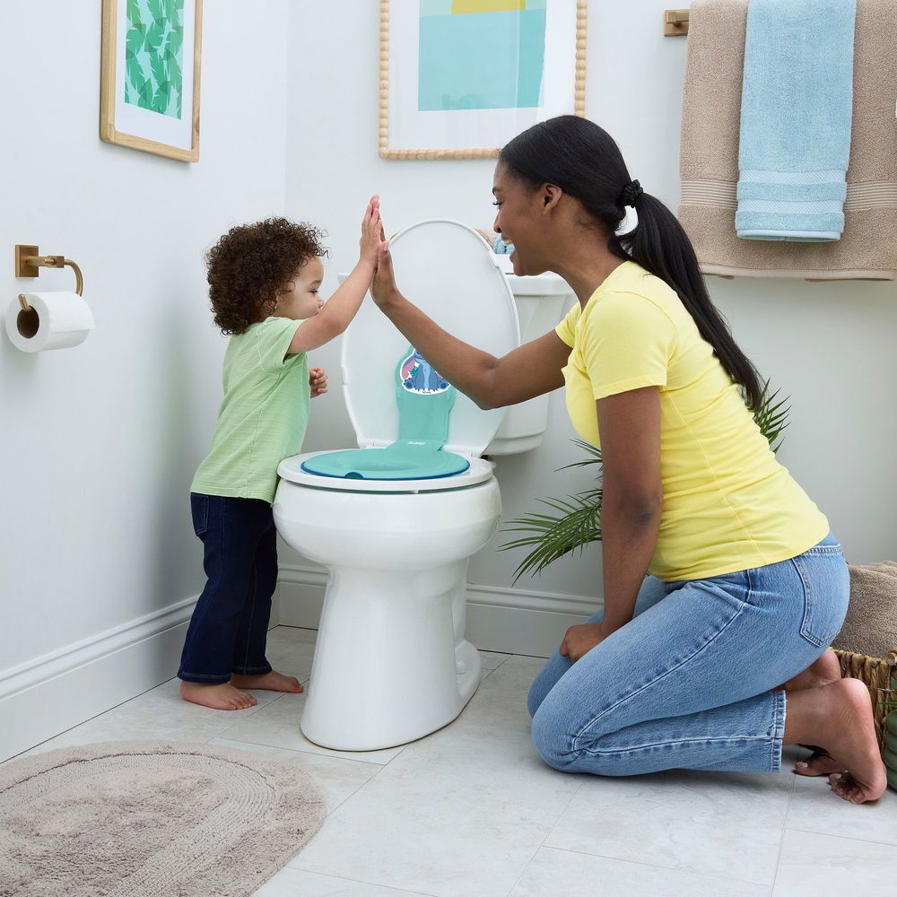 Bright Starts Toilettentrainer »Baby Flip & Sit Toilettensitz Disney Stitch«