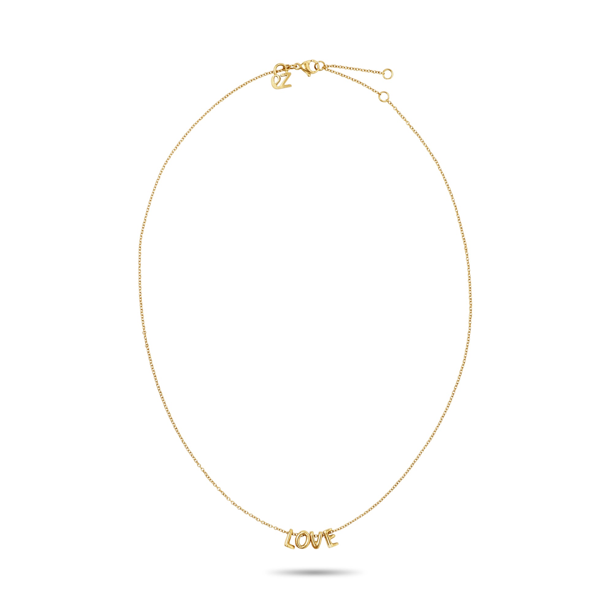 Echtzeit Edelstahlkette »Schmuck Geschenk Edelstahl Halskette Love Letters«