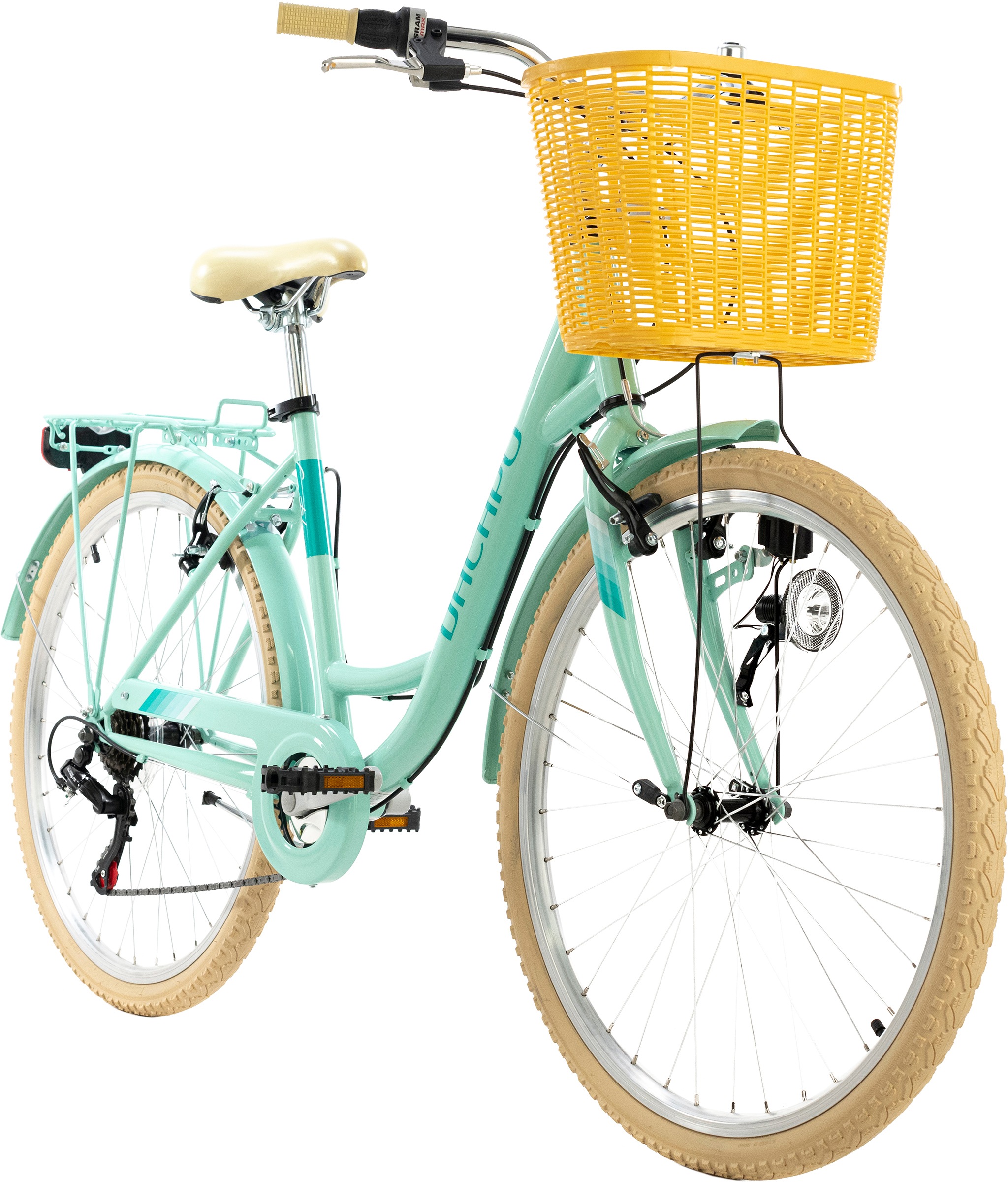 2. Bild von KS Cycling Cityrad »Cantaloupe«, 6 Gang, Shimano, Tourney Schaltwerk, Kettenschaltung, für Damen, Kettenschaltung