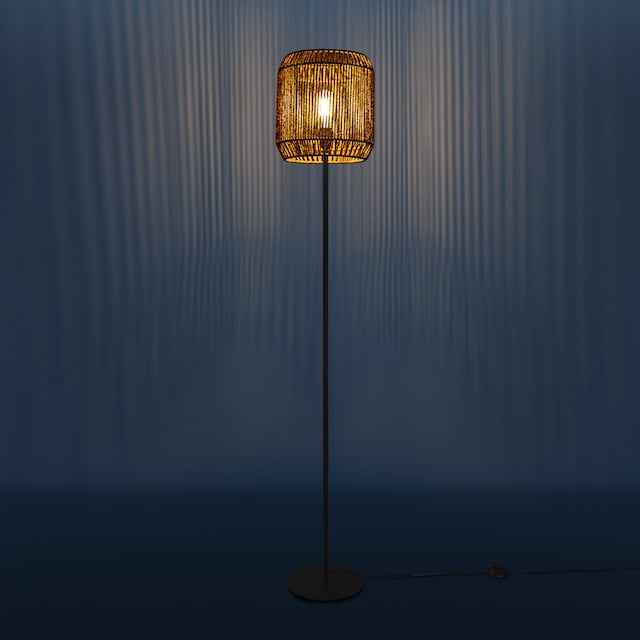Paco Home Stehlampe »Pedro«, 1 flammig-flammig, LED Modern Wohnzimmer  Schlafzimmer Optik Boho Korb E27 online kaufen
