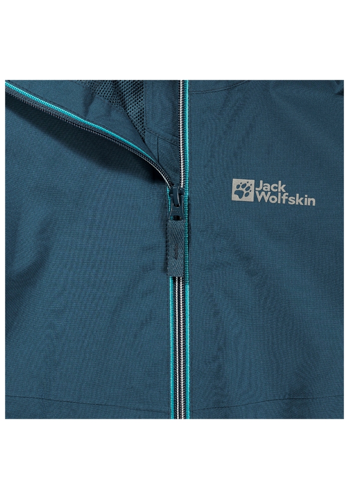 Jack Wolfskin Regenjacke »JWP SHELL K«, mit Kapuze