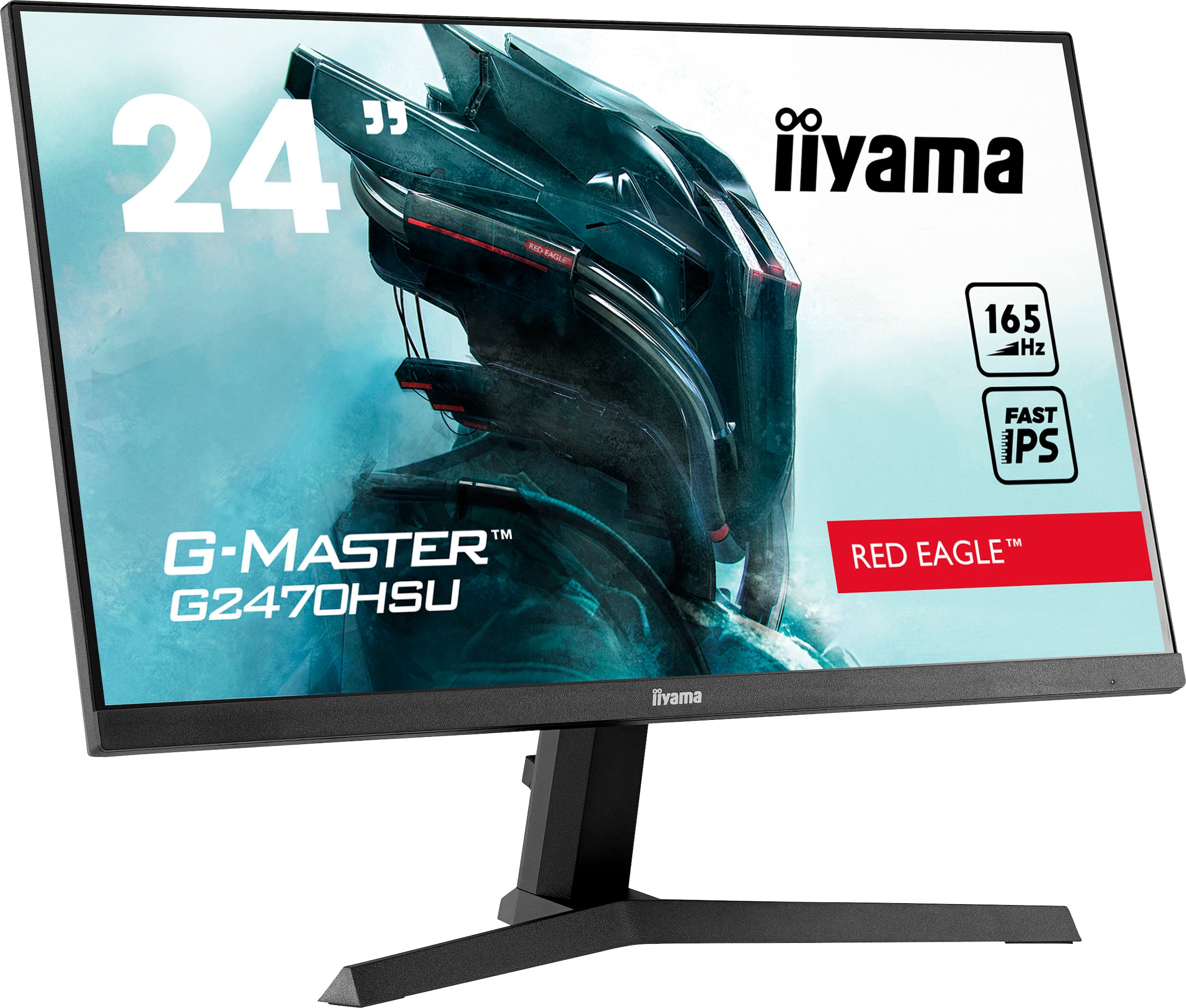 Iiyama Gaming-Monitor »G-MASTER G2470HSU-B1«, 61 cm/24 Zoll, 1920 x 1080 px, Full HD, 0,8 ms Reaktionszeit, 165 Hz