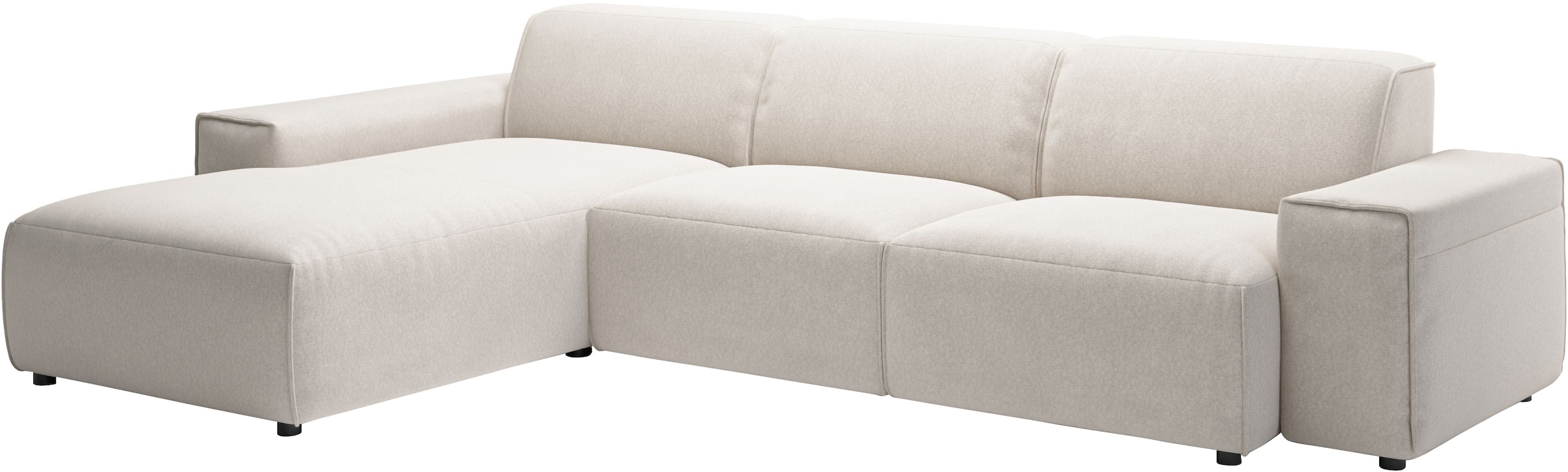 andas Ecksofa »Glimminge auch in Breitcord, Feincord, Bouclé + Easy care-Bezug«, L-Form, Breite 294, Zierkissen