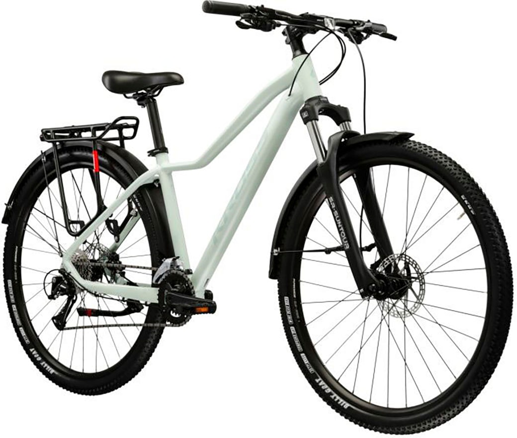 Kross Mountainbike »Damen Hardtail Lea 4.0 EQ« 16 Gang Shimano ACERA M3020 Schaltwerk Kettenschaltung