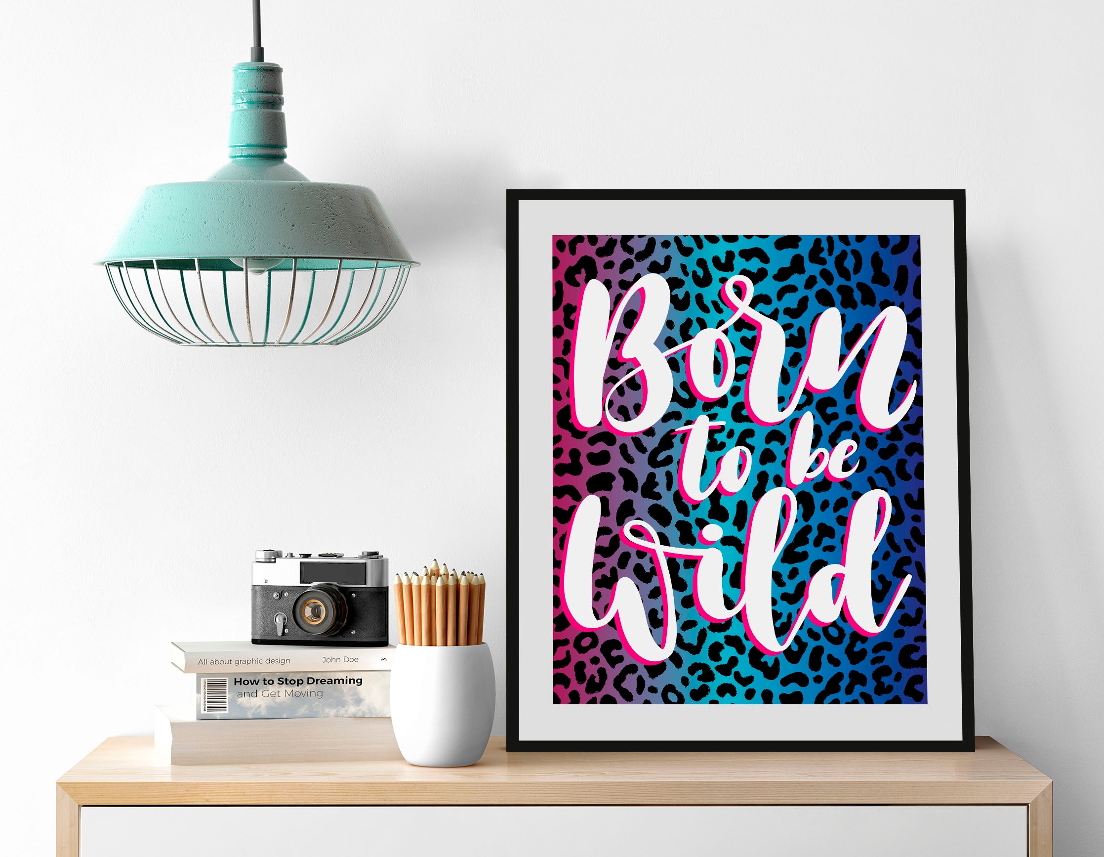 queence Bild »Born to be Wild«, Schriftzüge-Schriftzug-Sprüche & Texte-Humo günstig online kaufen