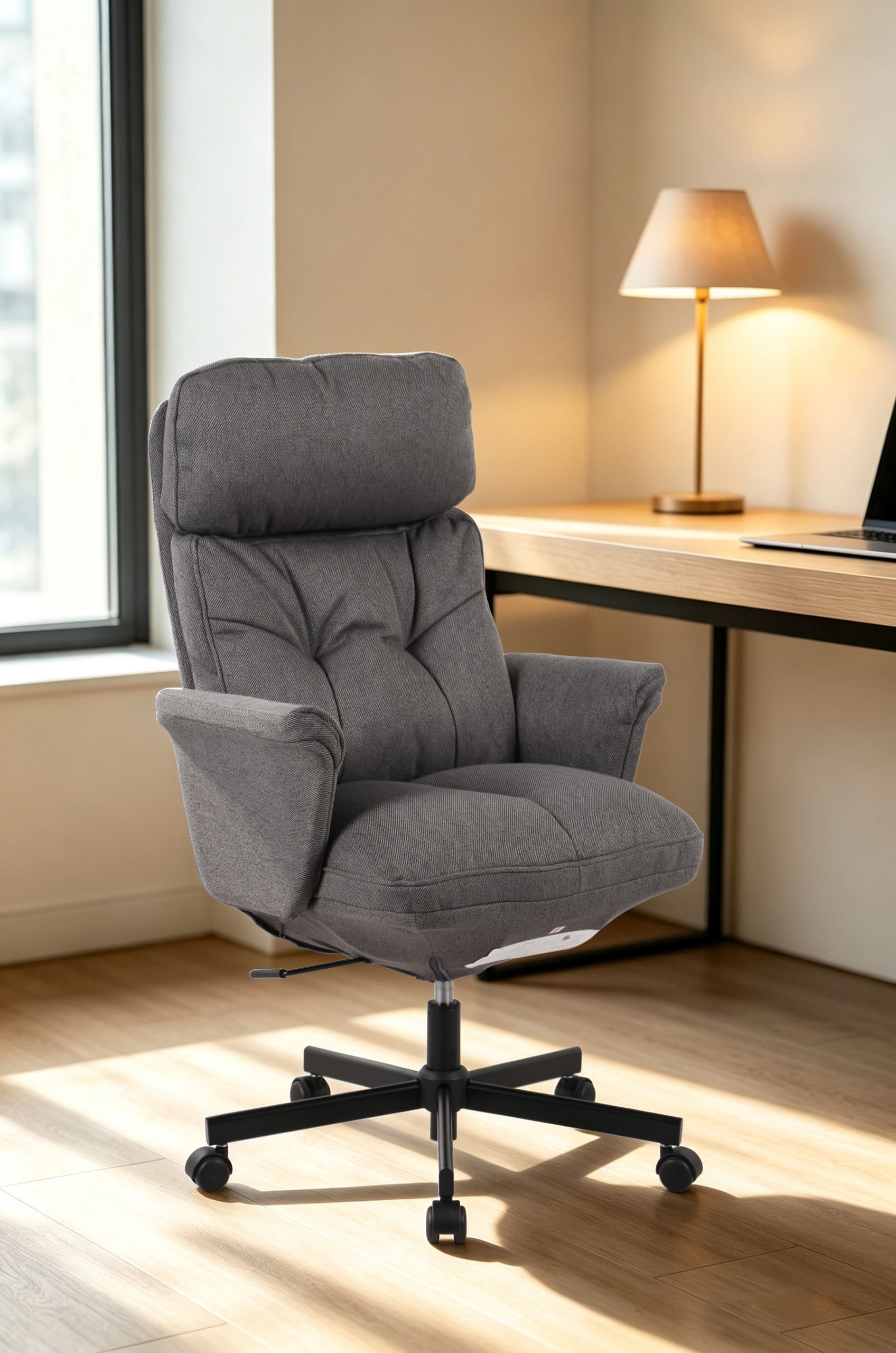 OTTO home Chefsessel »Emmelie« () komfortable Polsterung, ergonomisch geformte Armlehnen