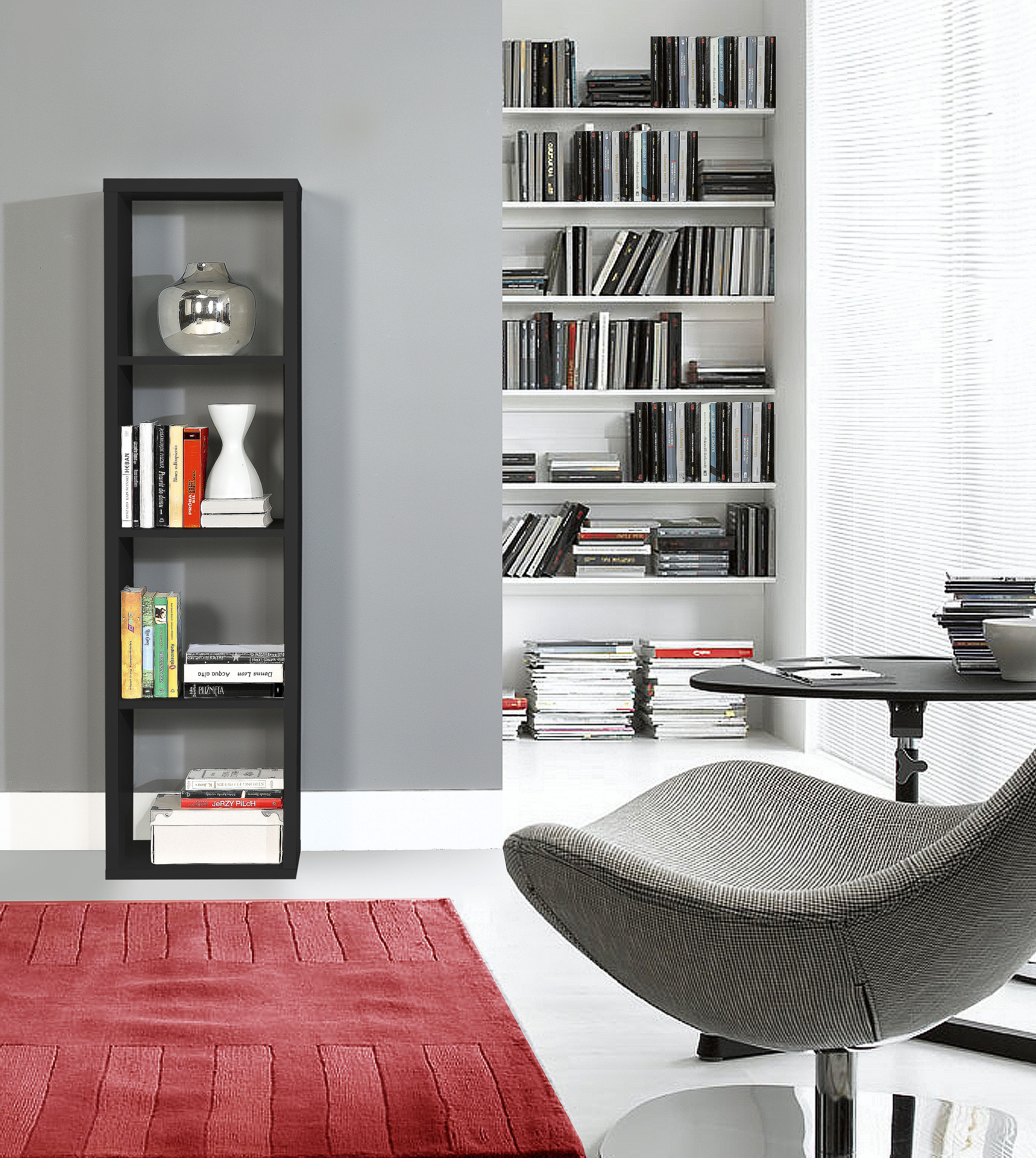 FORTE Standregal »Mauro, FSC®-zertifiziert« Fachgröße 33x33cm, 4 Fächer günstig online kaufen