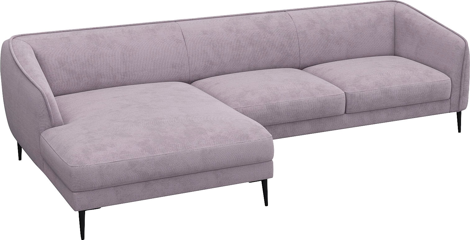 FLEXLUX Ecksofa »Belle Designsofa, L-Form, B/T 288/149 cm«, Skandinavisches günstig online kaufen