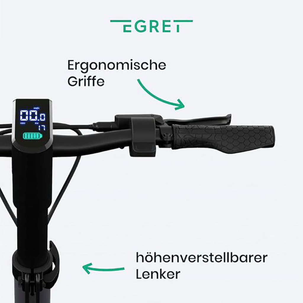 Egret E-Scooter »Egret Pro«, 20 km/h, bis zu 80 km Reichweite, mit Straßenzulassung