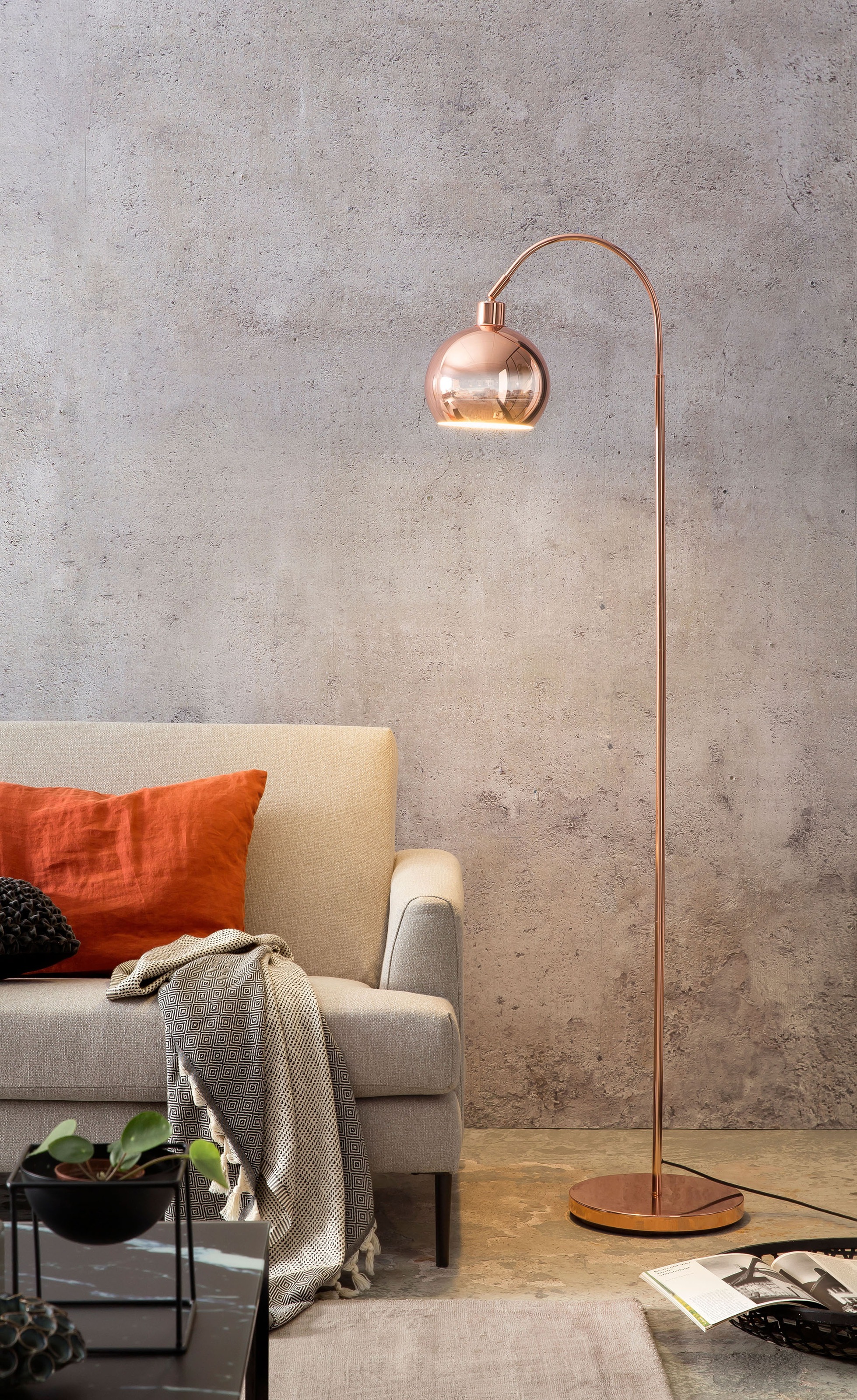 SalesFever Stehlampe »Pepe«, 1 flammig, Leuchtmittel E27   ohne Leuchtmitte günstig online kaufen