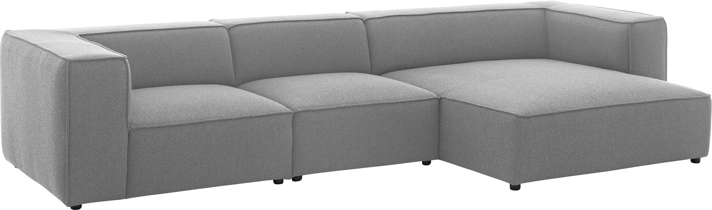 W.SCHILLIG Ecksofa »around-the-block«, mit eleganter Biese, mit Federkern, Breite 341 cm