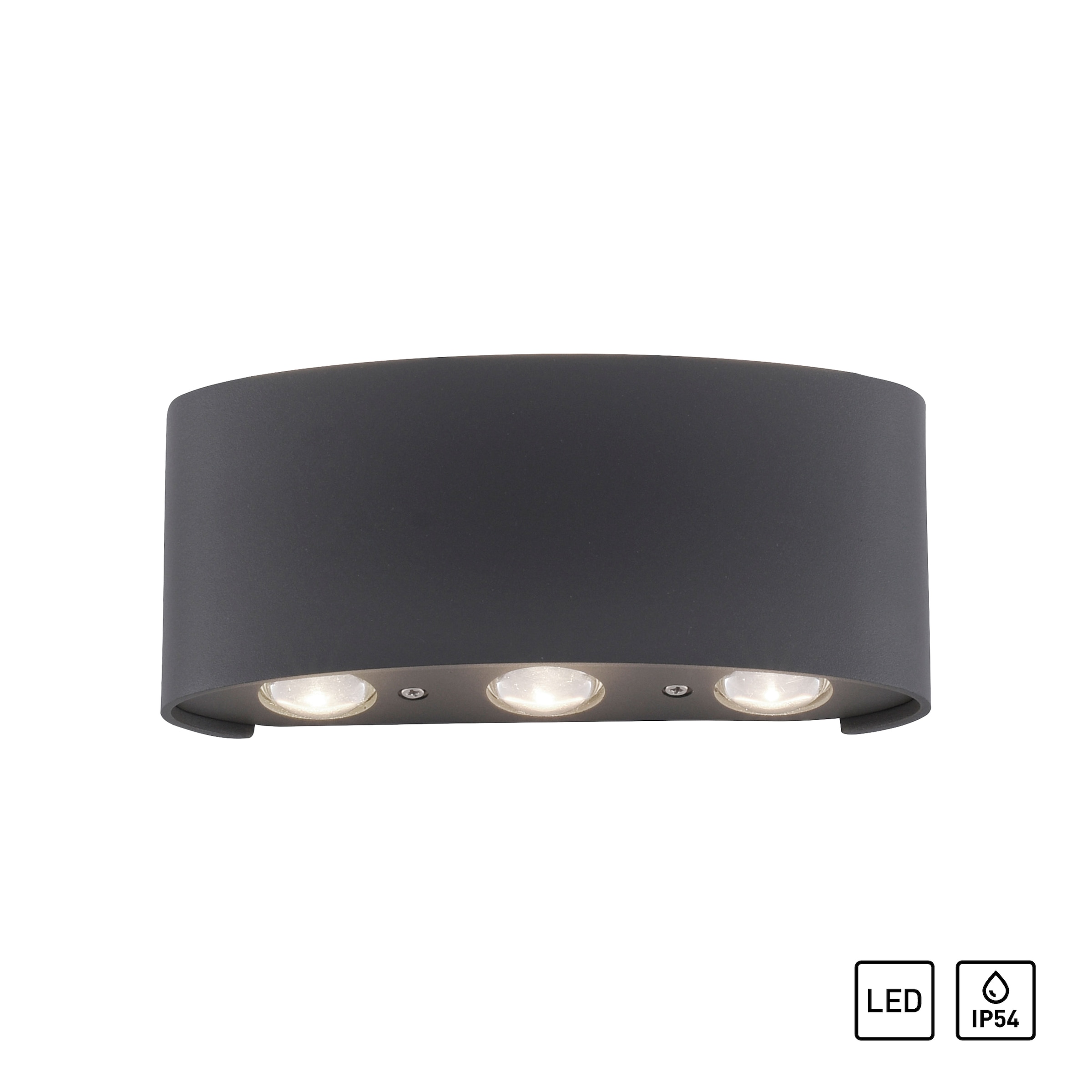 Paul Neuhaus Außen-Wandleuchte »CARLO«, 6 flammig, Leuchtmittel LED-Board | LED fest integriert, Schutzart IP 54, Für Außen- und Innenbereich