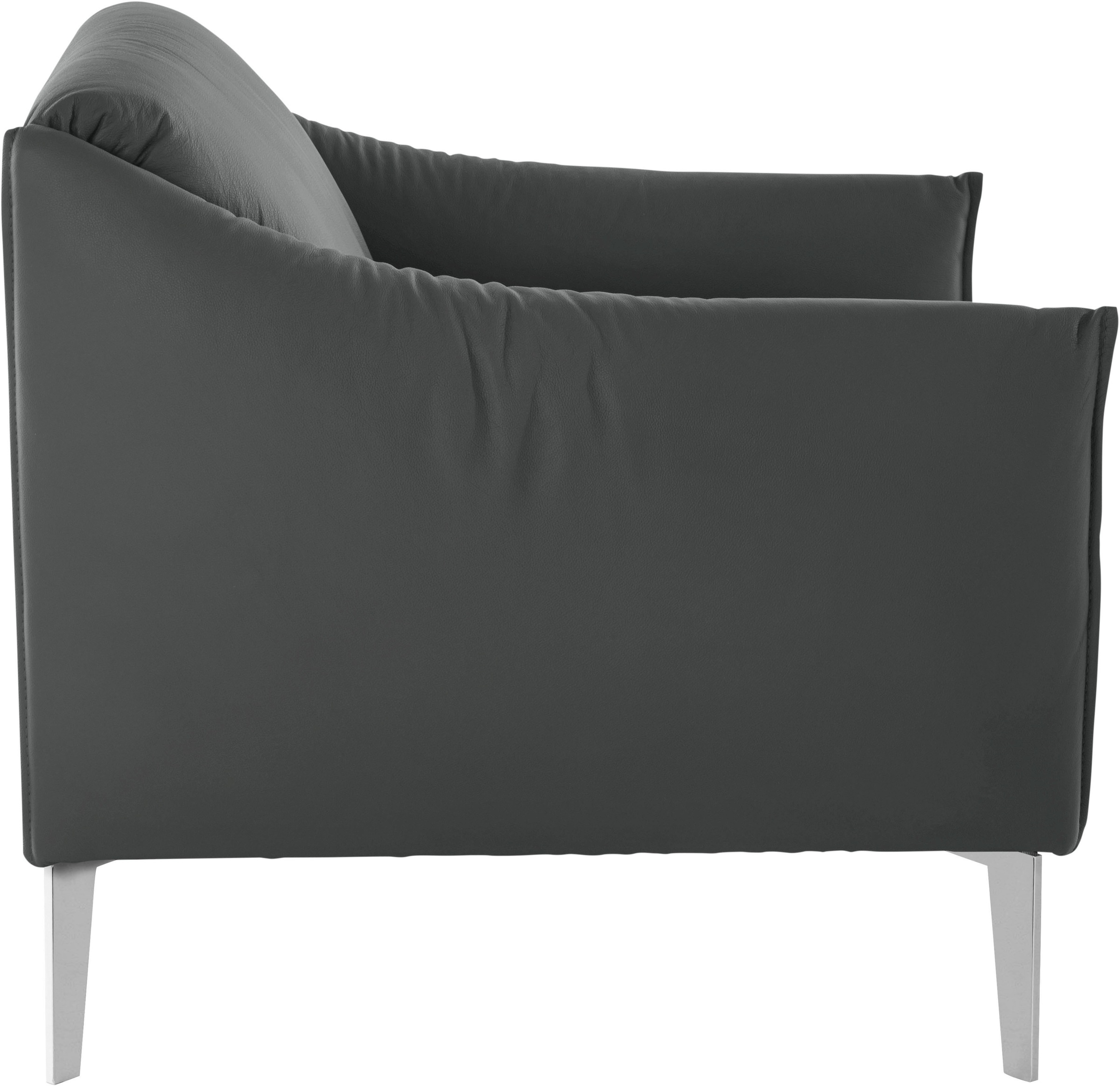 W.SCHILLIG Cocktailsessel »sally Designsessel, Loungesessel,«, mit Metall-Winkelfüßen in Chrom glänzend