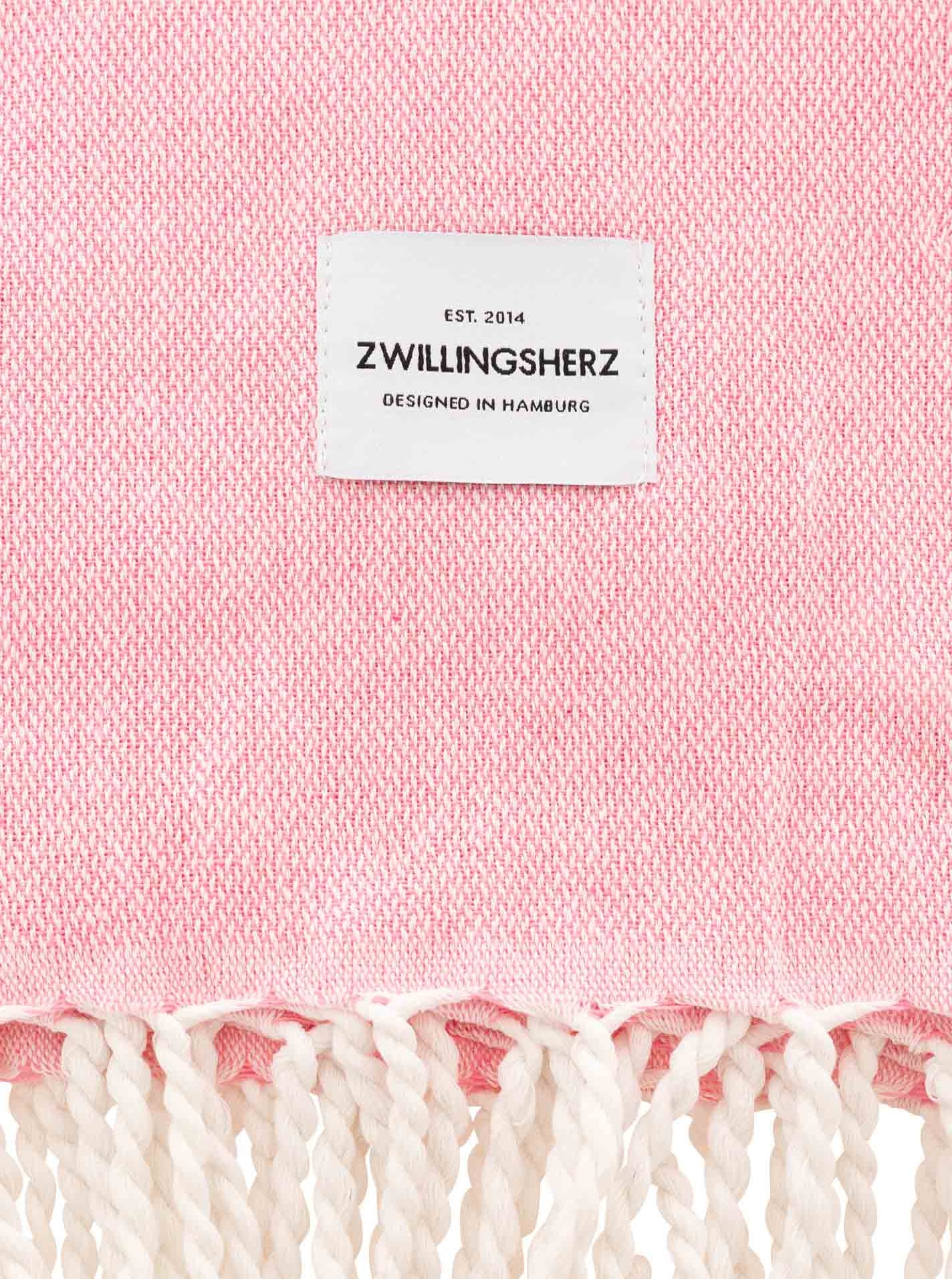 Zwillingsherz Strandtuch »"Towel"« mit Tasseln, Streifenmuster