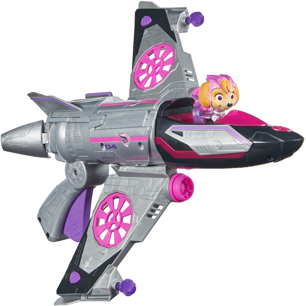 Spin Master Spielzeug-Flugzeug »Paw Patrol - Movie II - Skyes Deluxe Jet-Flieger«, inkl. Skye Figur, mit Licht- und Soundeffekt
