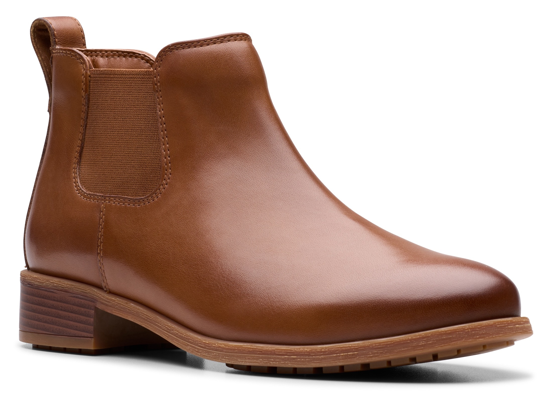 Clarks Chelseaboots »Havisham Top«, Stiefelette mit Wechselfußbett